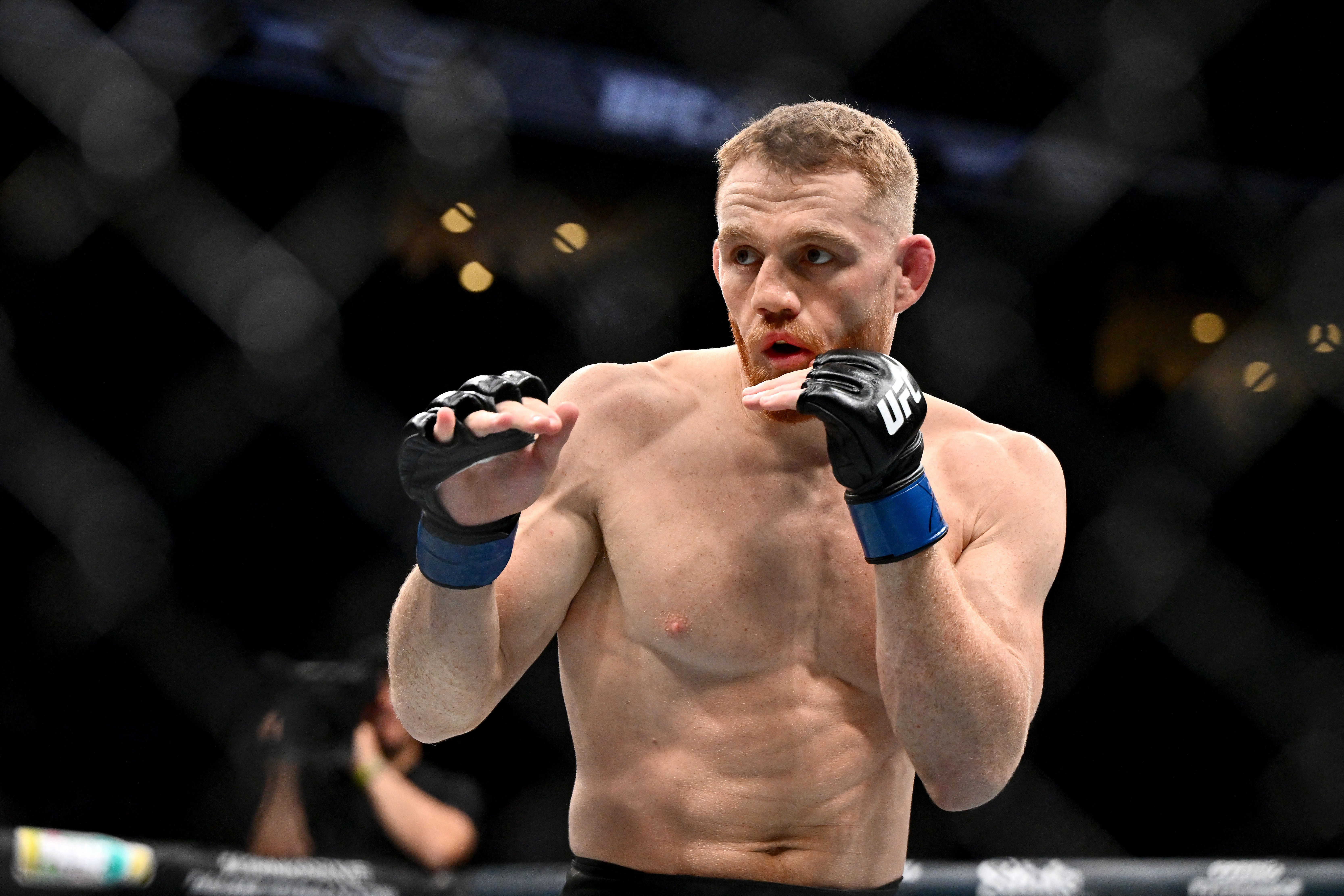 Jack Della Maddalena in action.