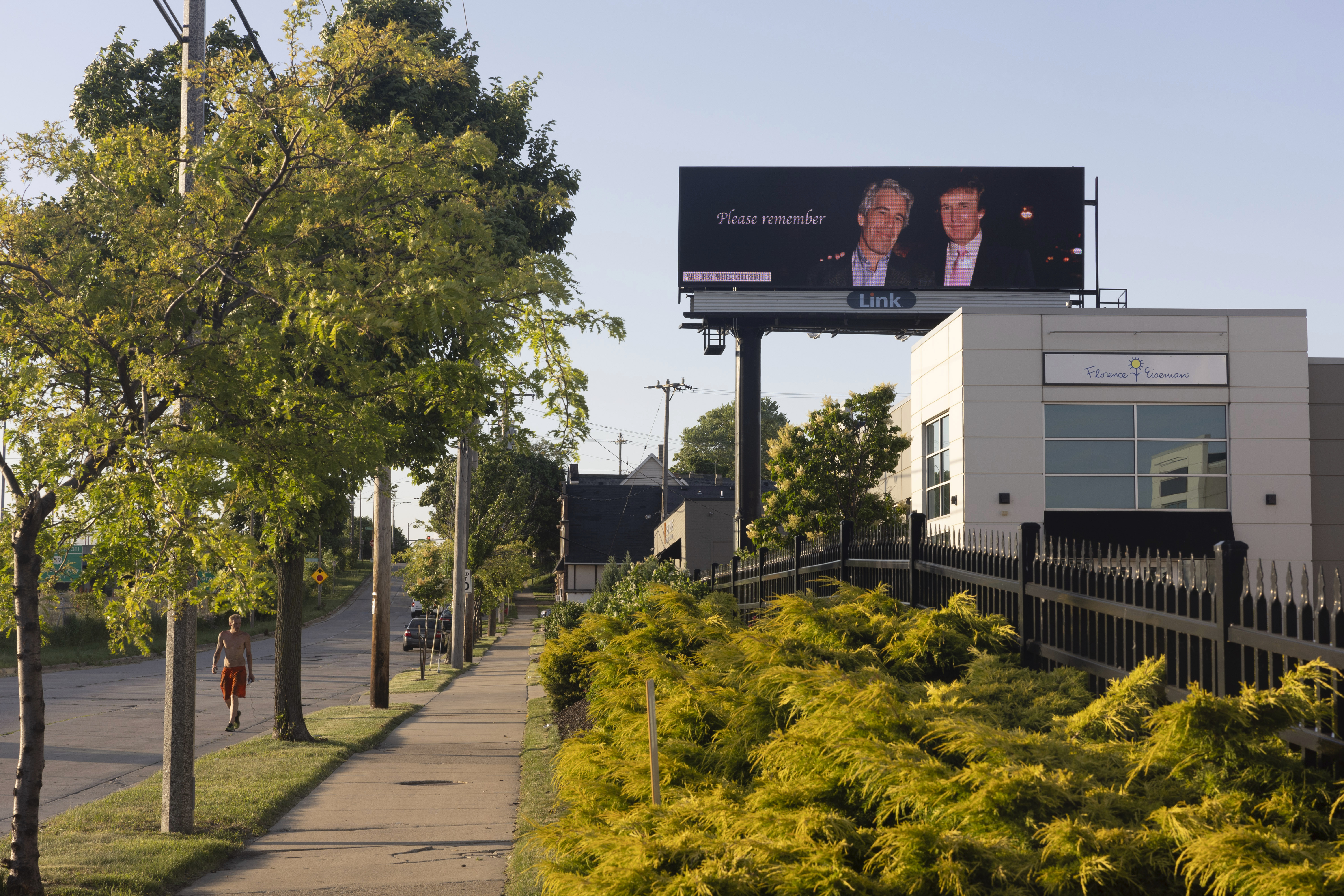 Donald Trump and Jeffrey Epstein
