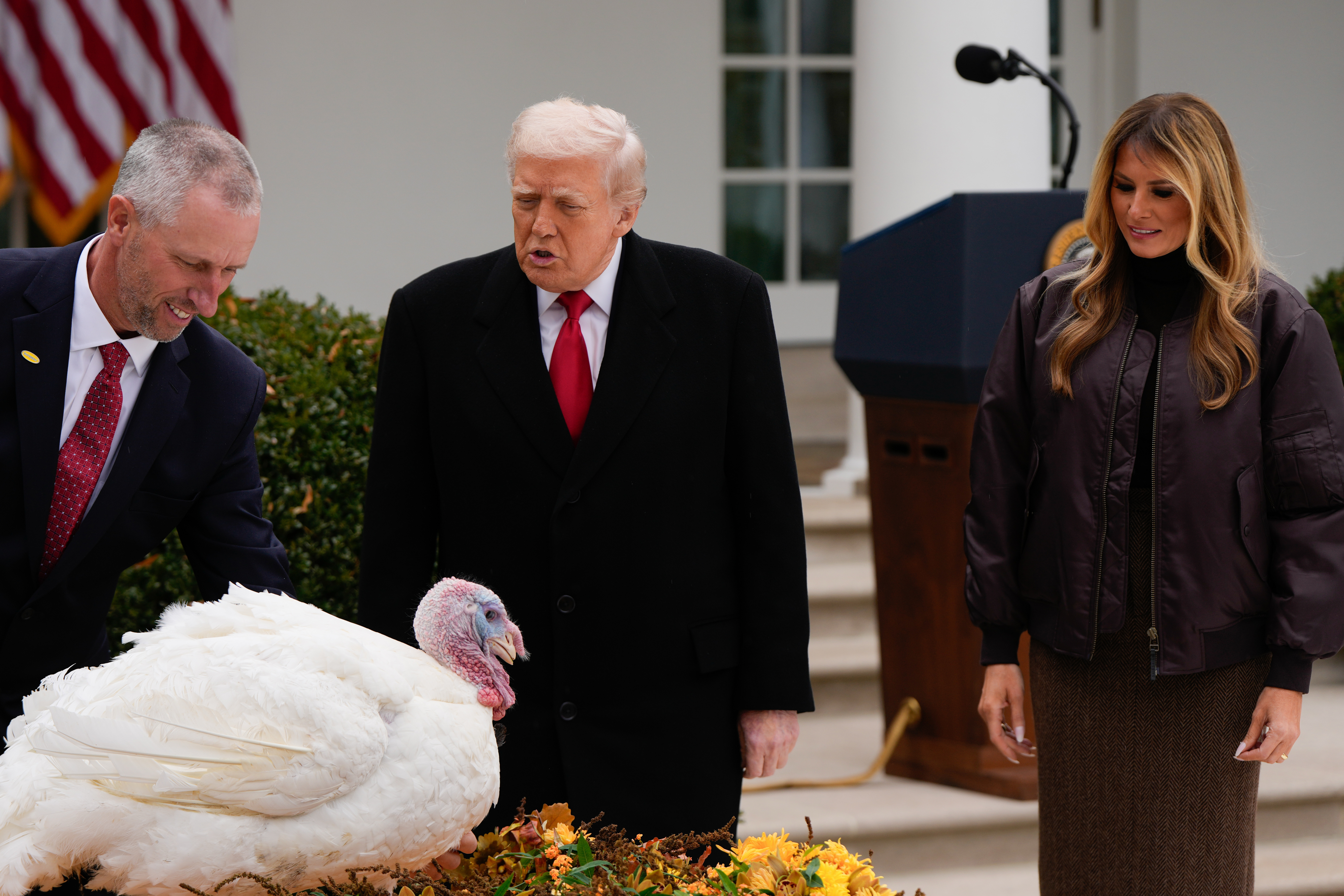 Trump pardons a turkey