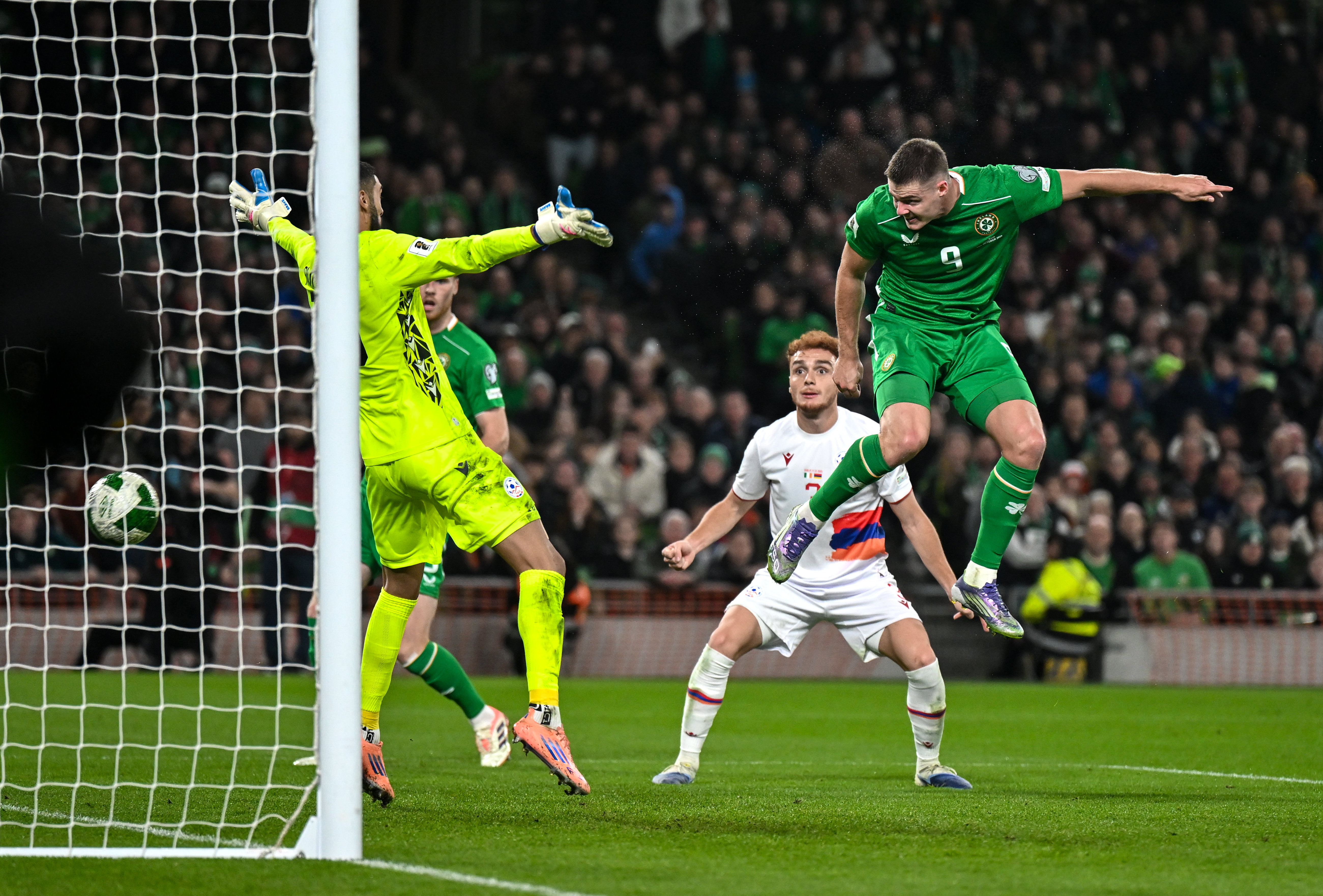 Evan Ferguson in action.