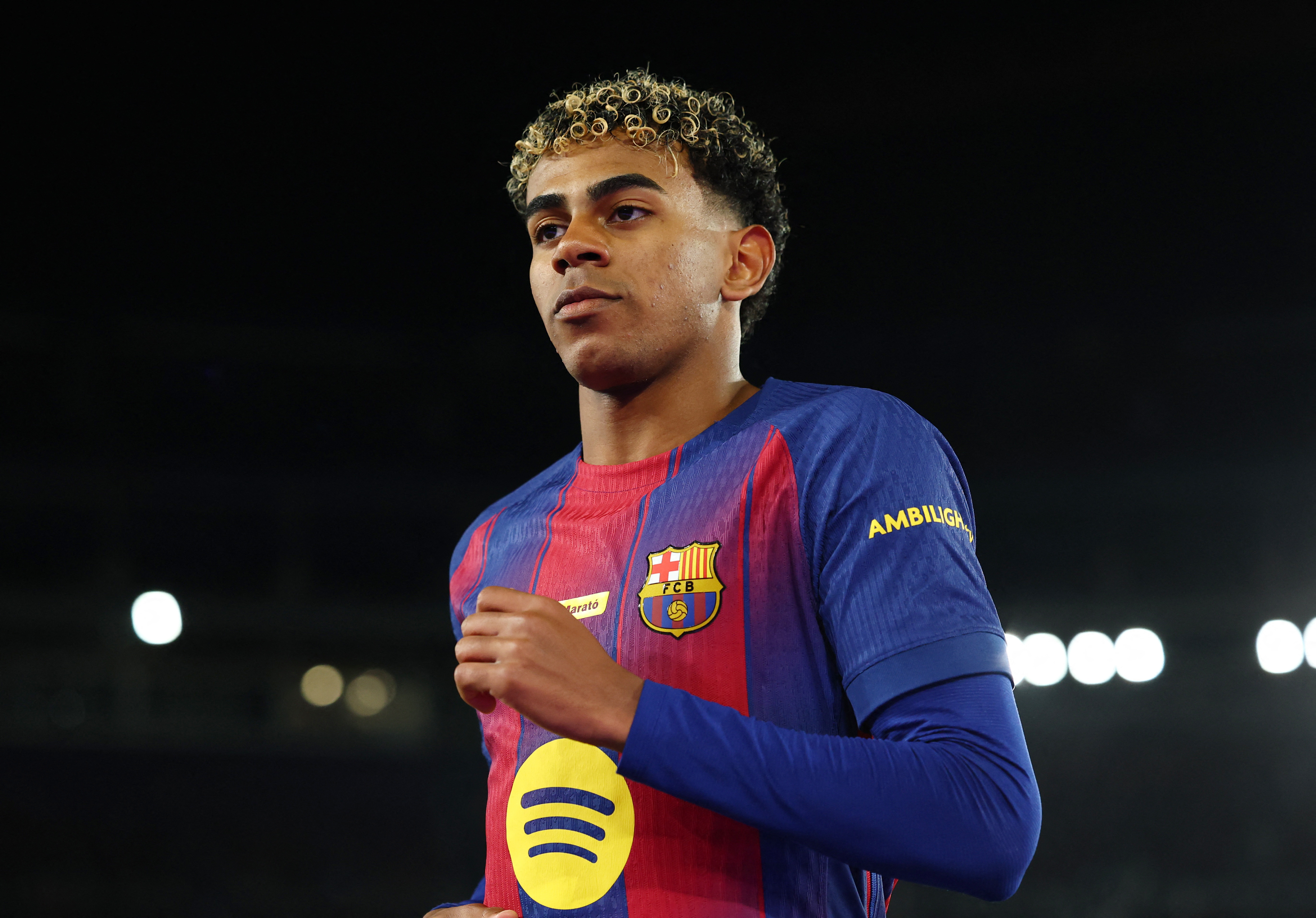 Barcelona's Lamine Yamal