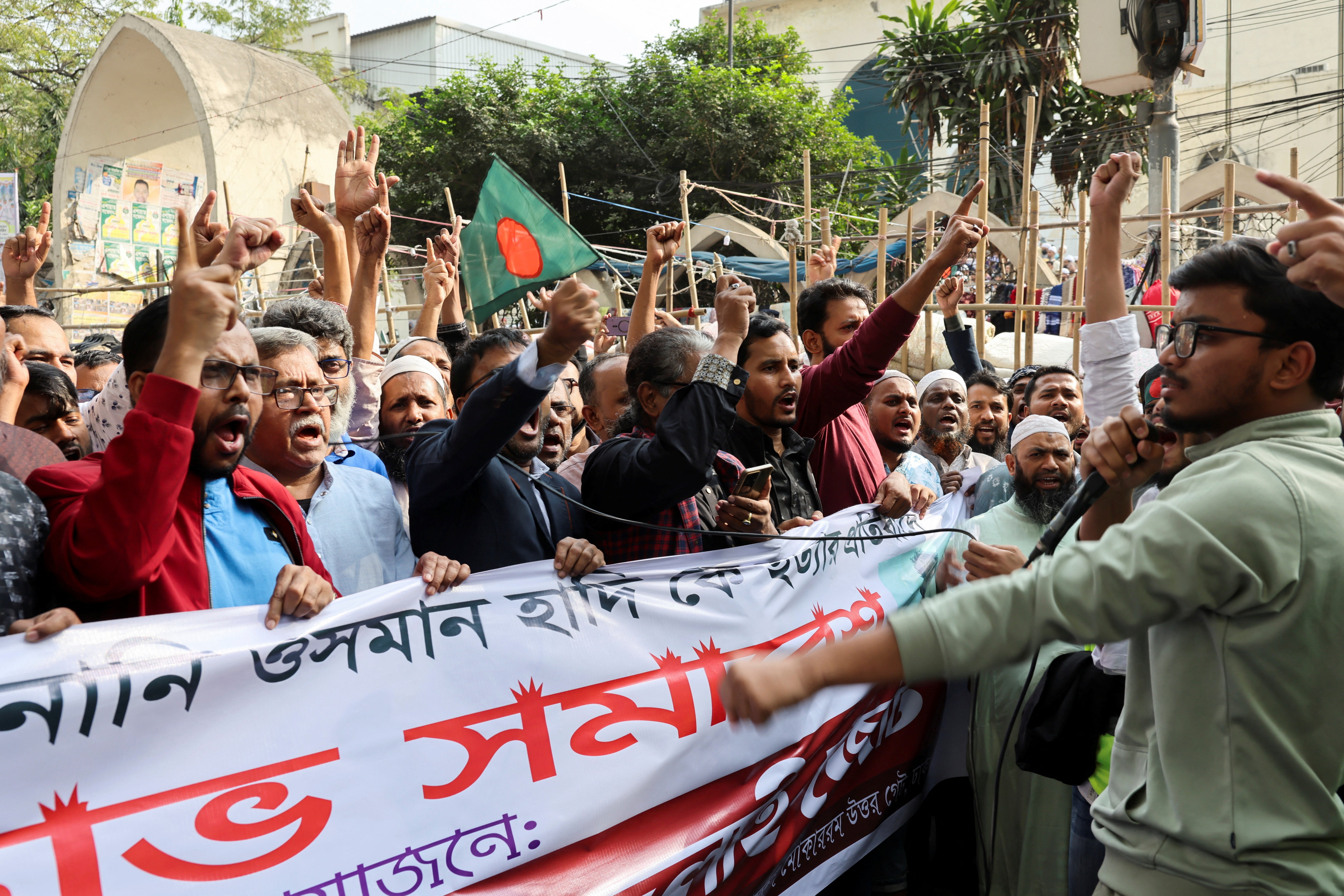 Protests escalate in Bangladesh after death of student leader Hadi