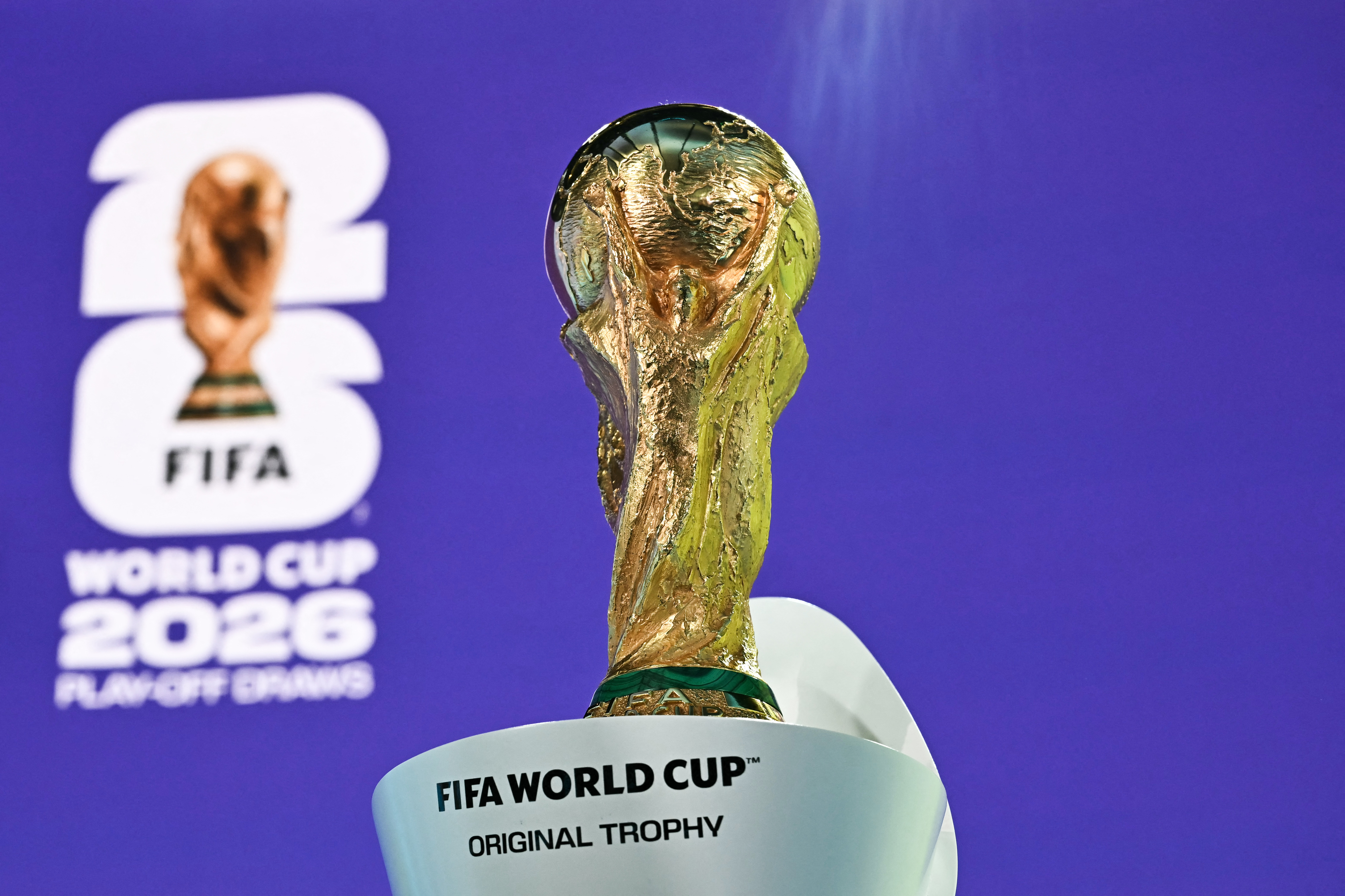 2026 FIFA World Cup trophy.