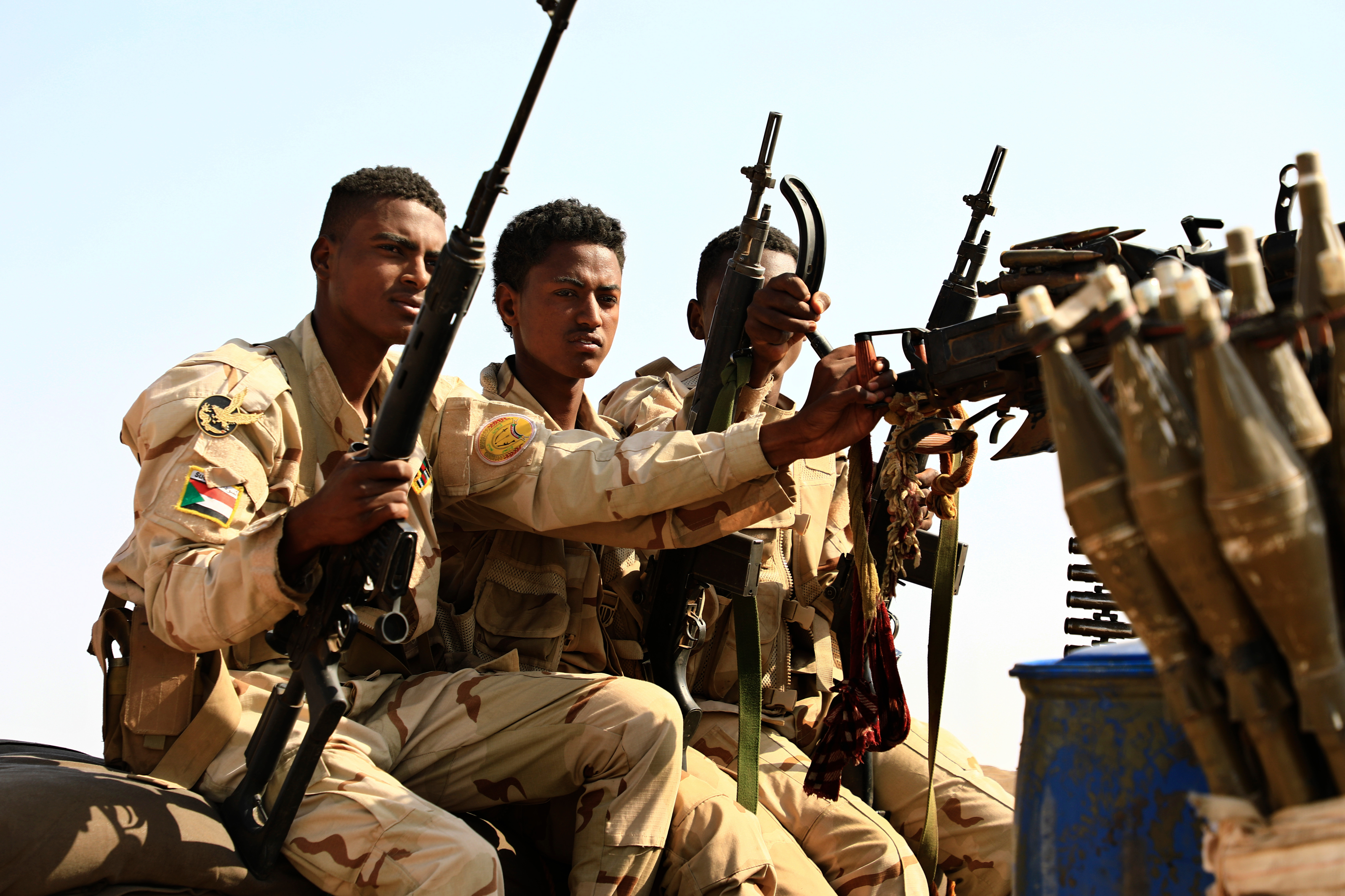Sudanese soldiers from RSF