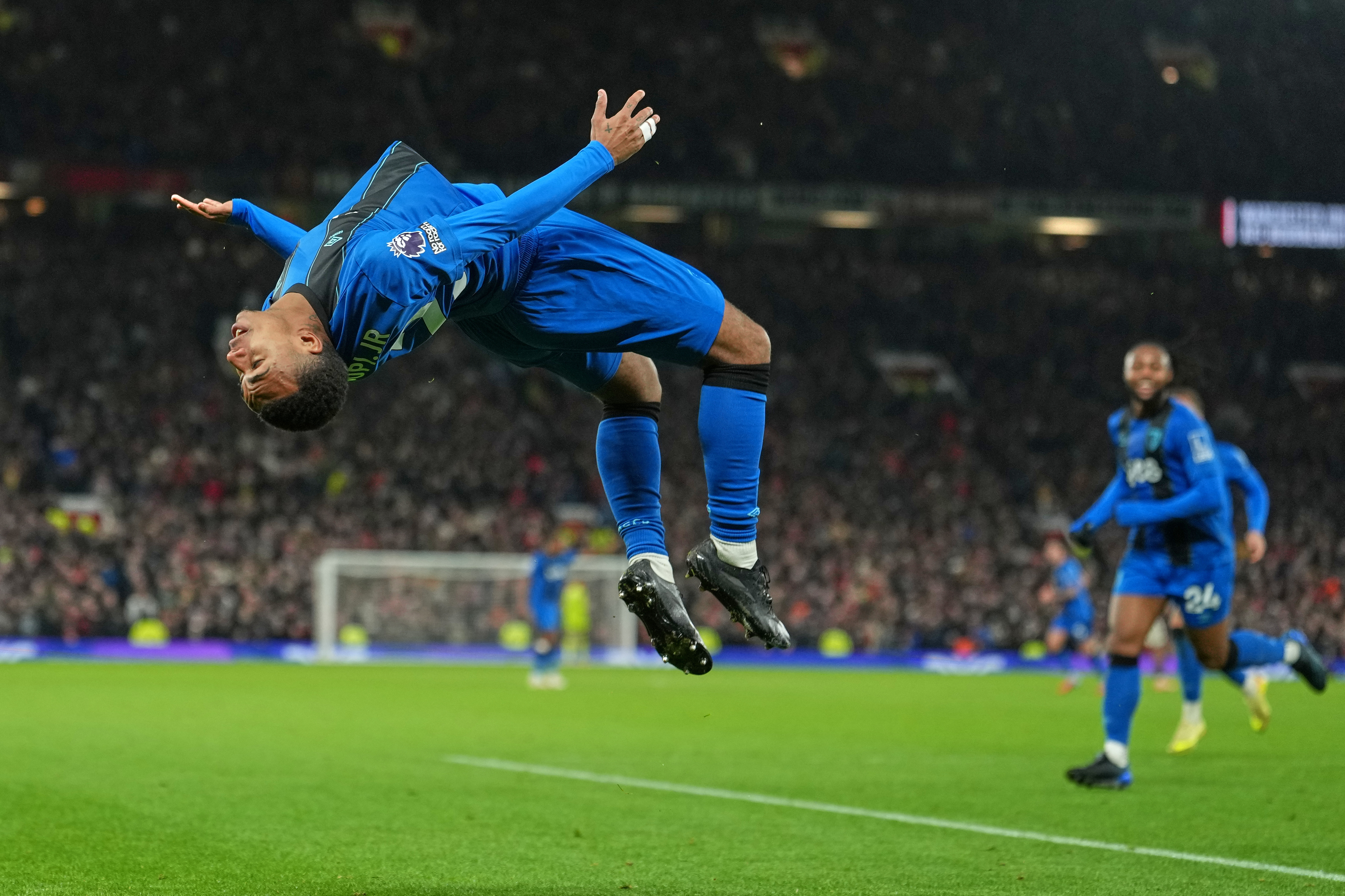 Eli Junior Kroupi reacts.