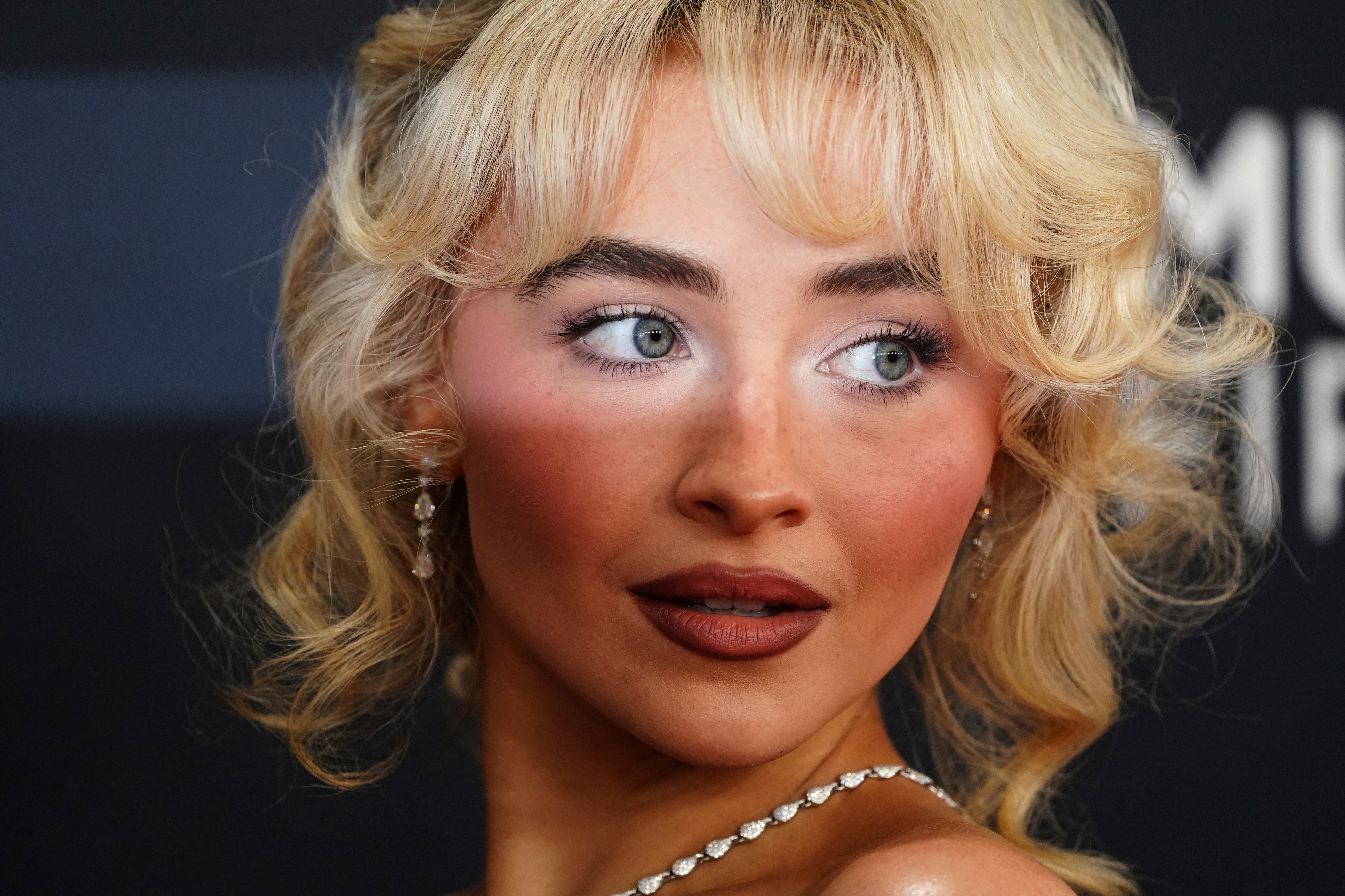 FILE - Sabrina Carpenter arrives at the 67th annual Grammy Awards on Feb. 2, 2025, in Los Angeles. (Photo by Jordan Strauss/Invision/AP, File)