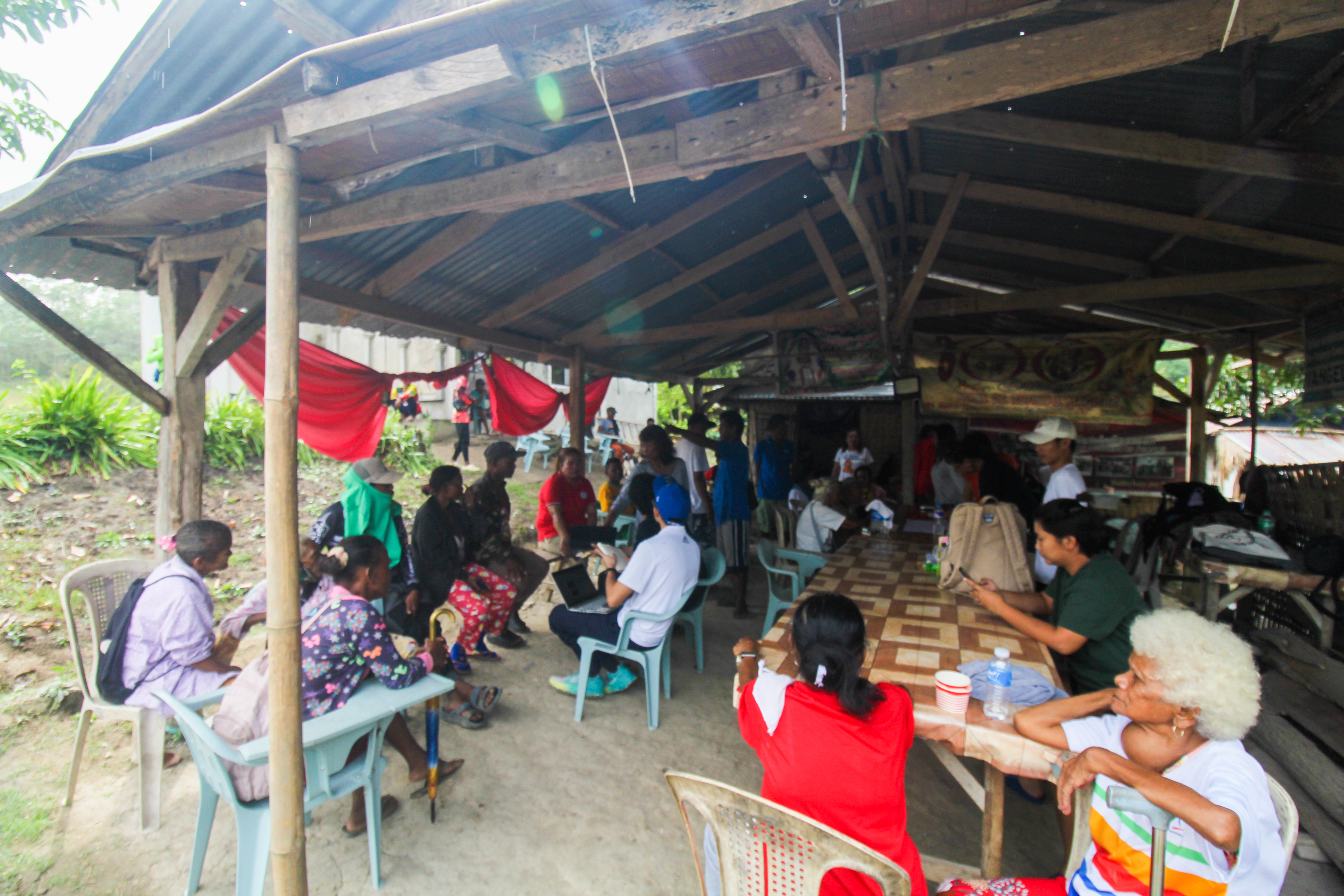 As part of a requirement to claim their ancestral lands, the Aeta Hungey gather in the village of Sapang Kawayan to trace their genealogy back hundreds of years ago.