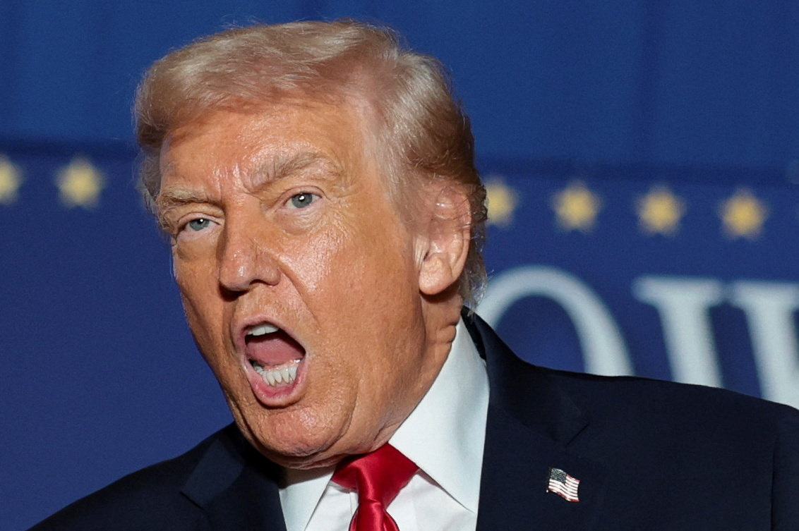U.S. President Donald Trump arrives to deliver remarks on the U.S. economy and affordability at the Mount Airy Casino Resort in Mount Pocono, Pennsylvania, U.S. December 9, 2025. REUTERS/Jonathan Ernst