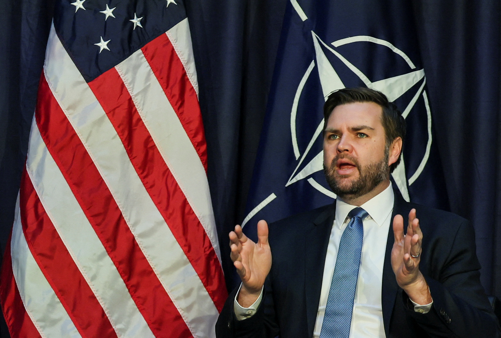 JD Vance speaks in Munich