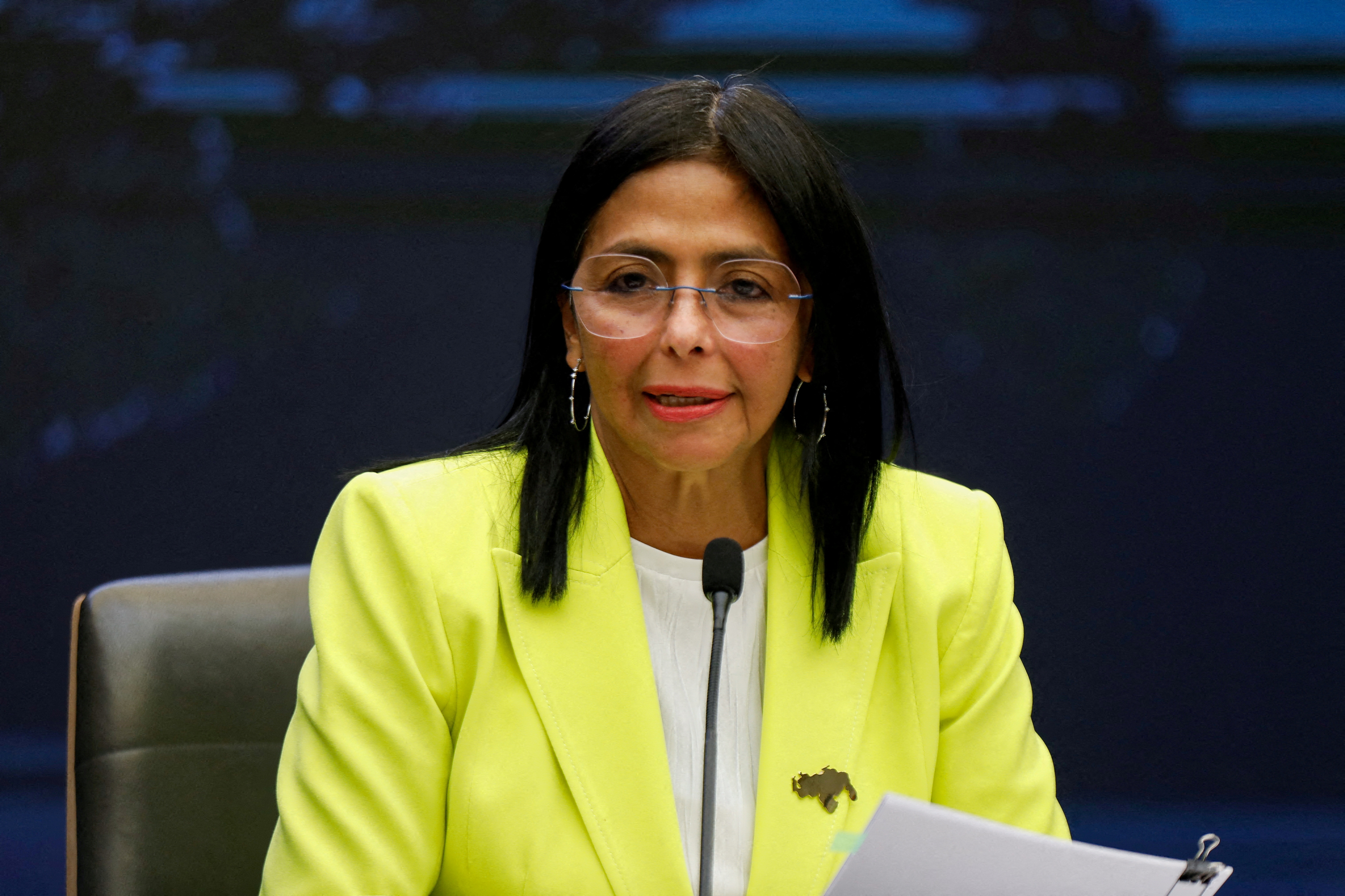 Venezuela's interim President Delcy Rodriguez