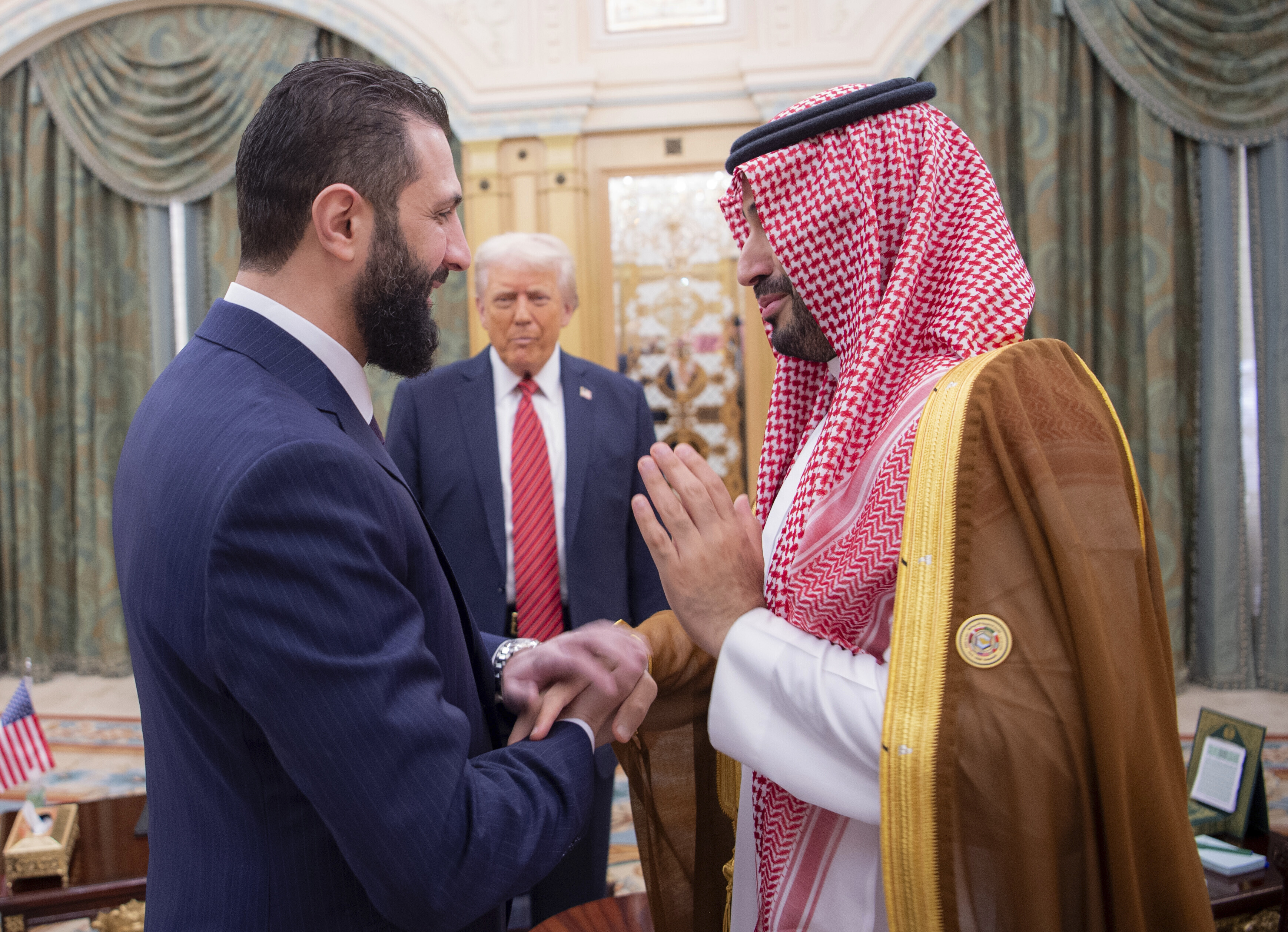 Trump, MBS and Ahmad al-Sharaa