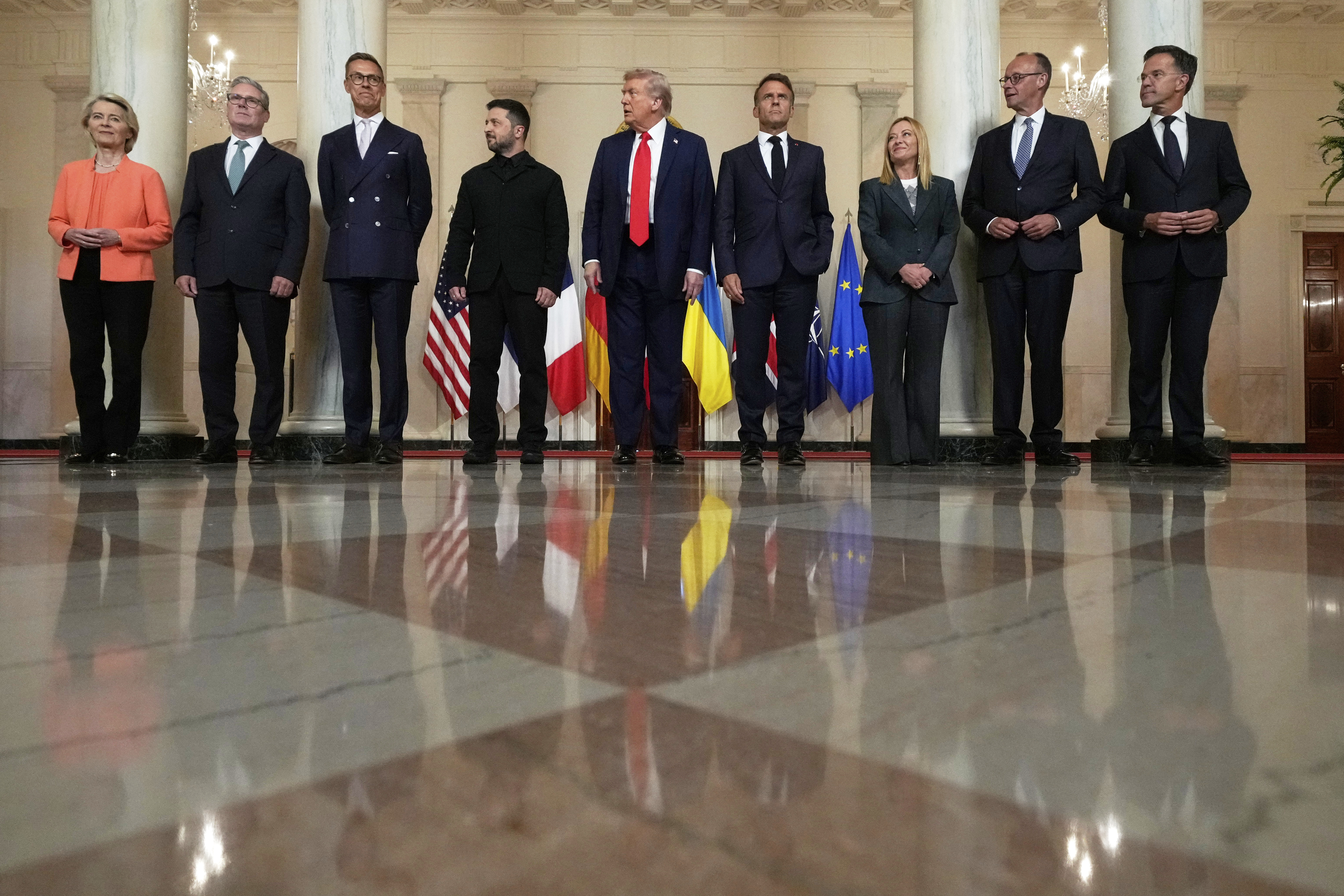 Trump and European leaders