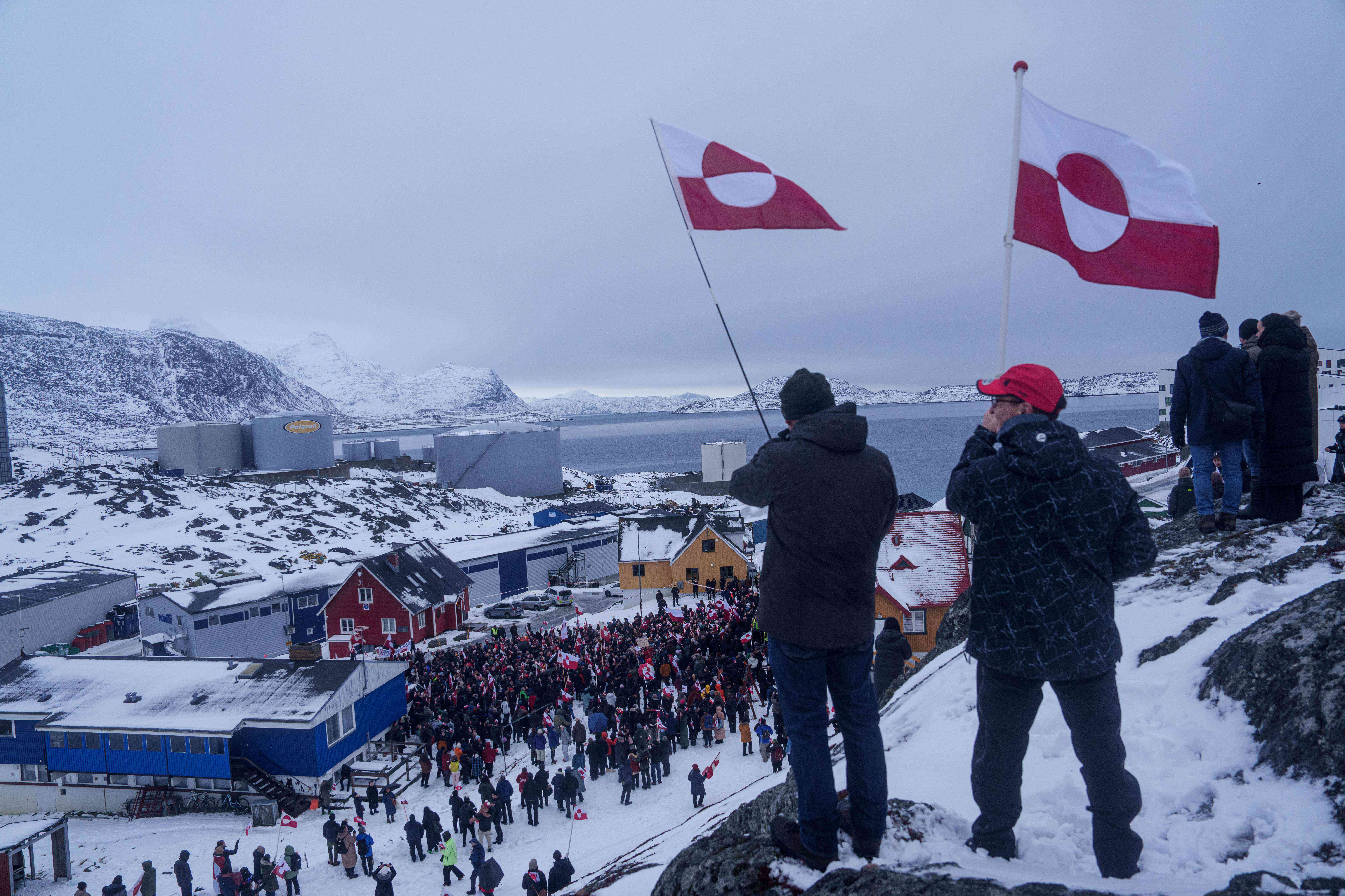 Greenland US Protest
