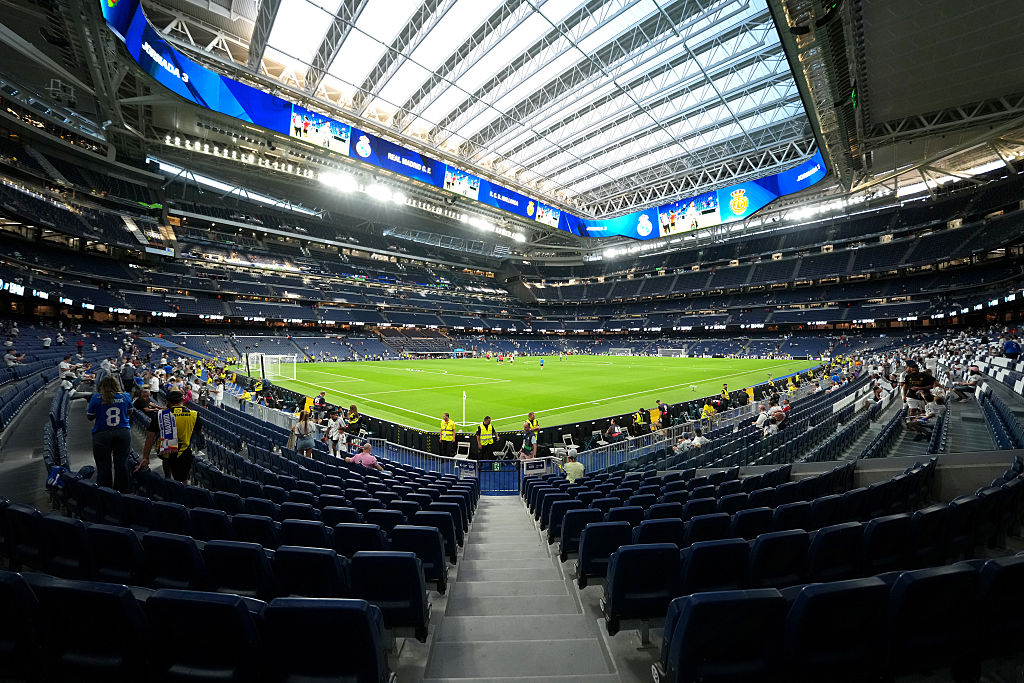 A general view inside the Camp Nou stadium in Barcelona