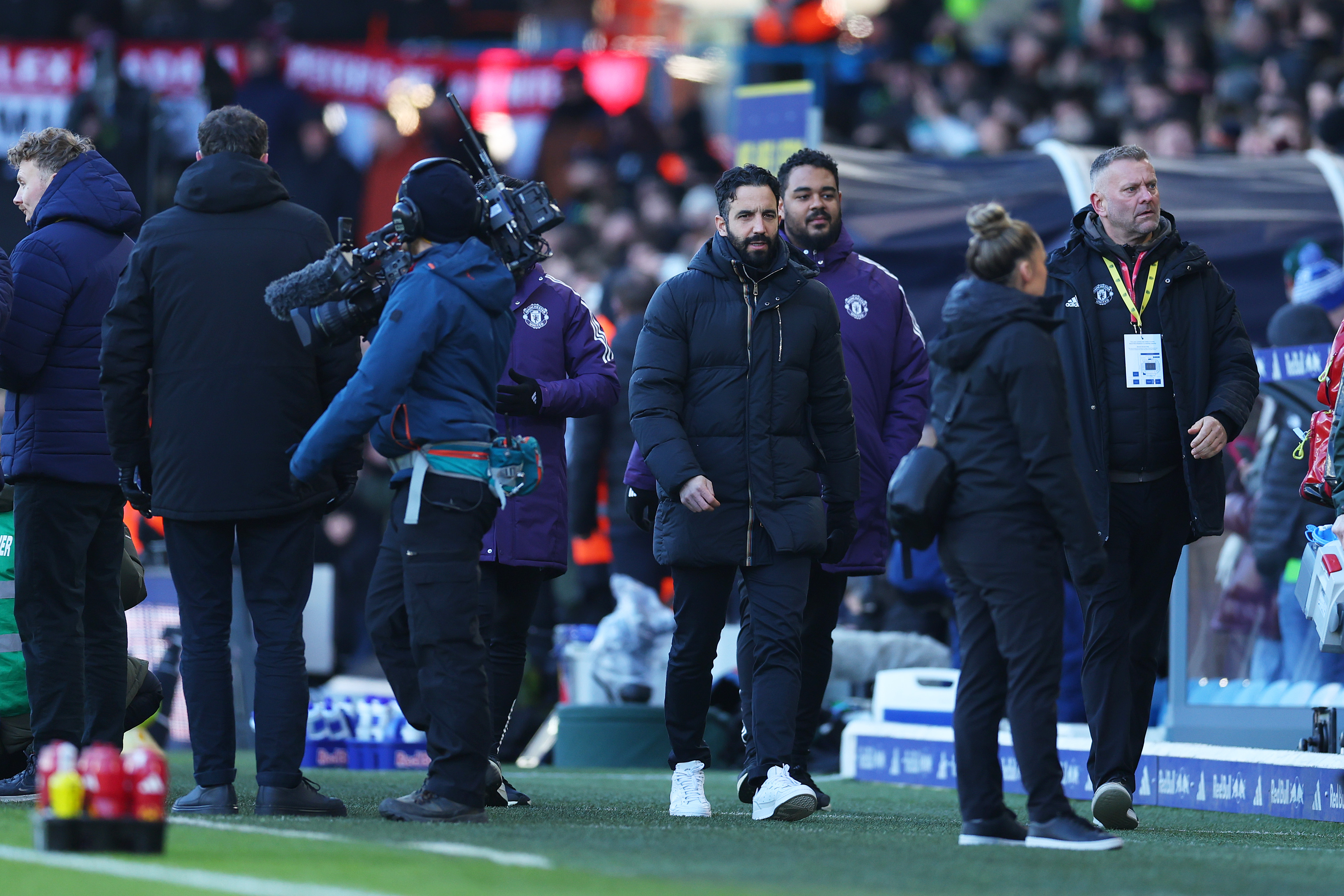 Ruben Amorim reacts.