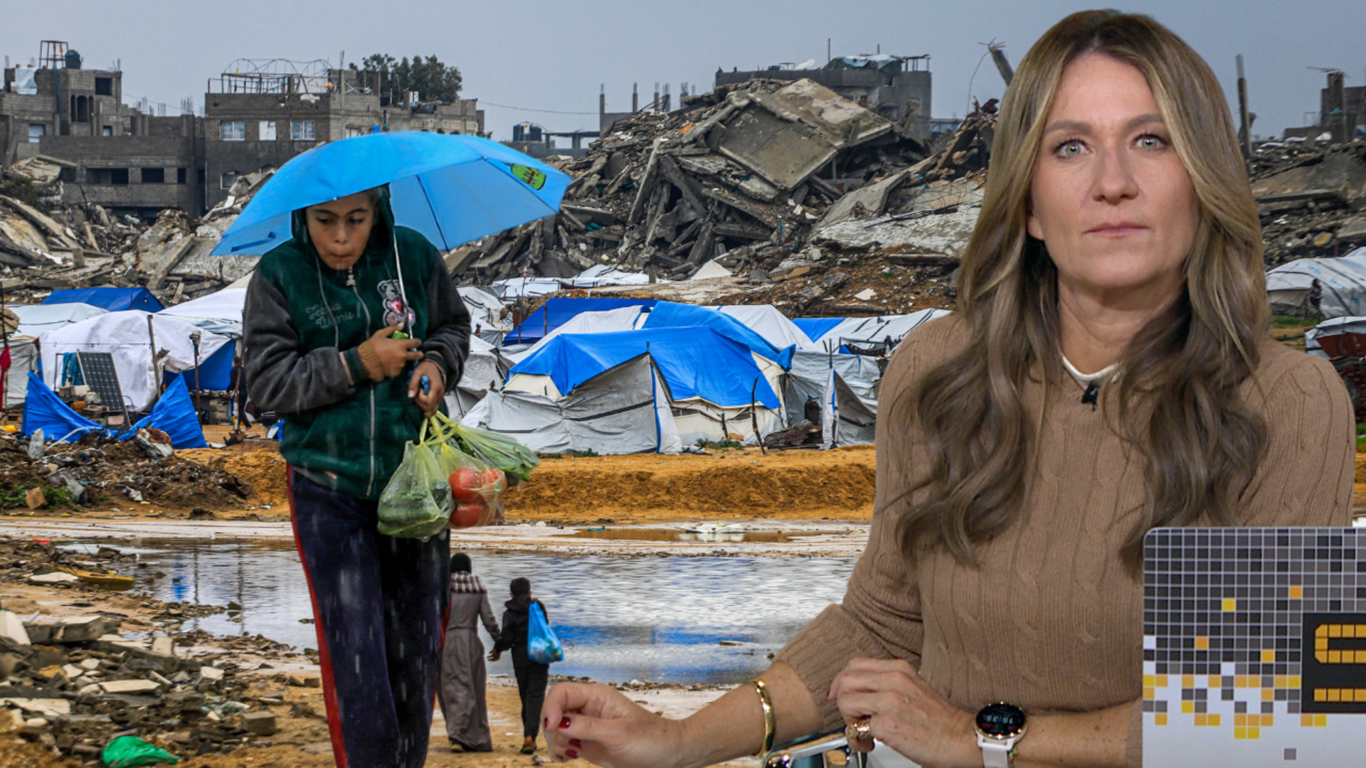 How winter is making Gaza’s humanitarian crisis worse