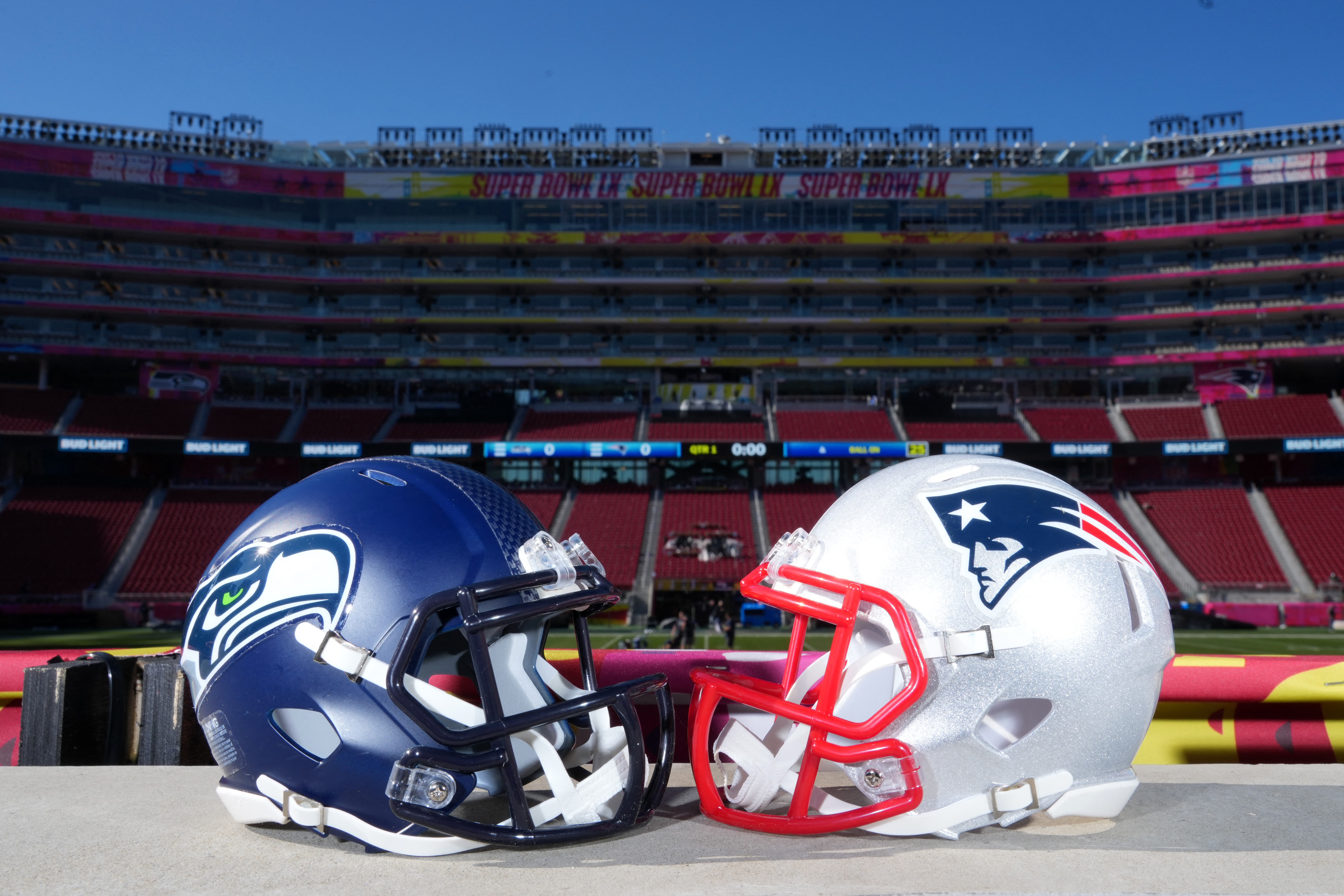 The Seattle Seahawks will face the New England Patriots on Sunday at Levi’s Stadium in Santa Clara, California [File: Kirby Lee-Imagn Images/Reuters]