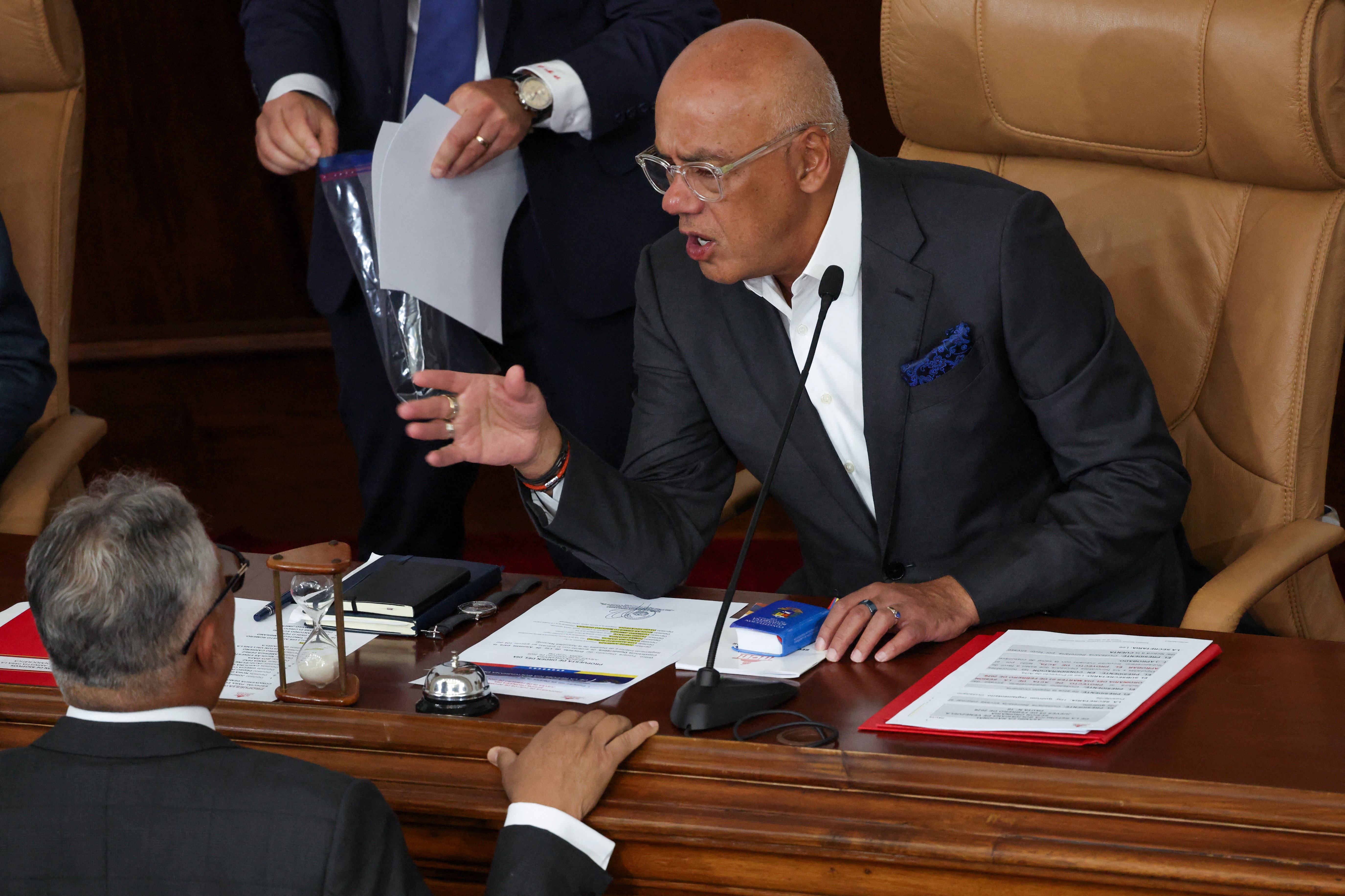 Venezuela's National Assembly President Jorge Rodriguez