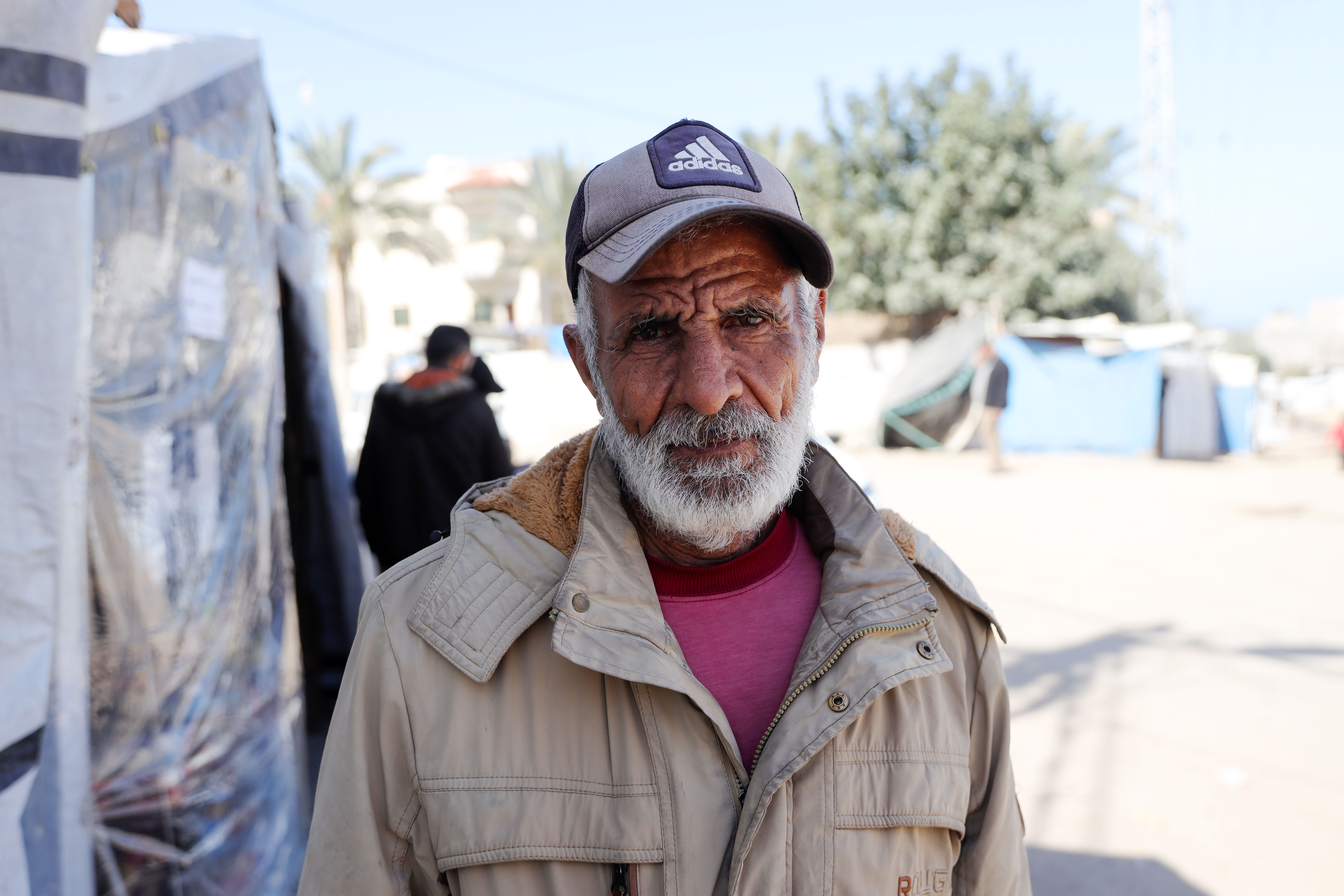 Awad al-Ghoul, displaced from Rafah in southern Gaza a year and a half ago to the al-Zawayda area in the Gaza Strip, sees the