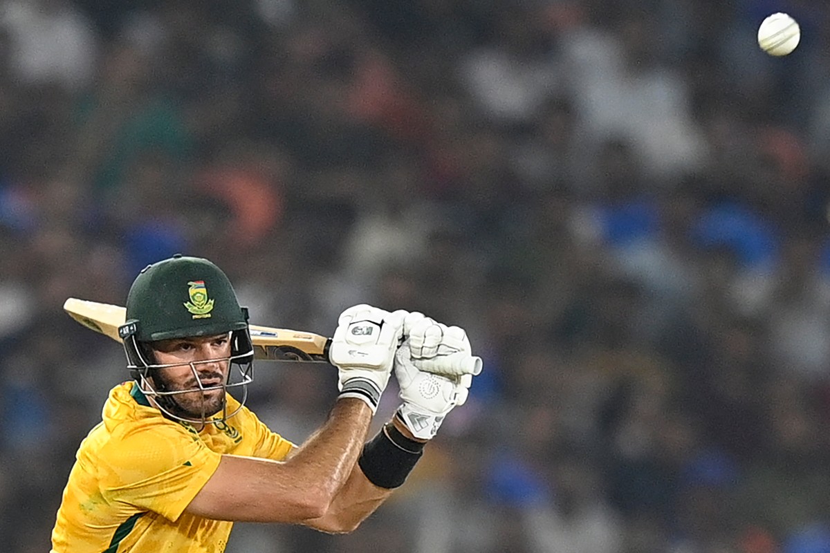 South Africa's Aiden Markram vs New Zealand at T20 World Cup