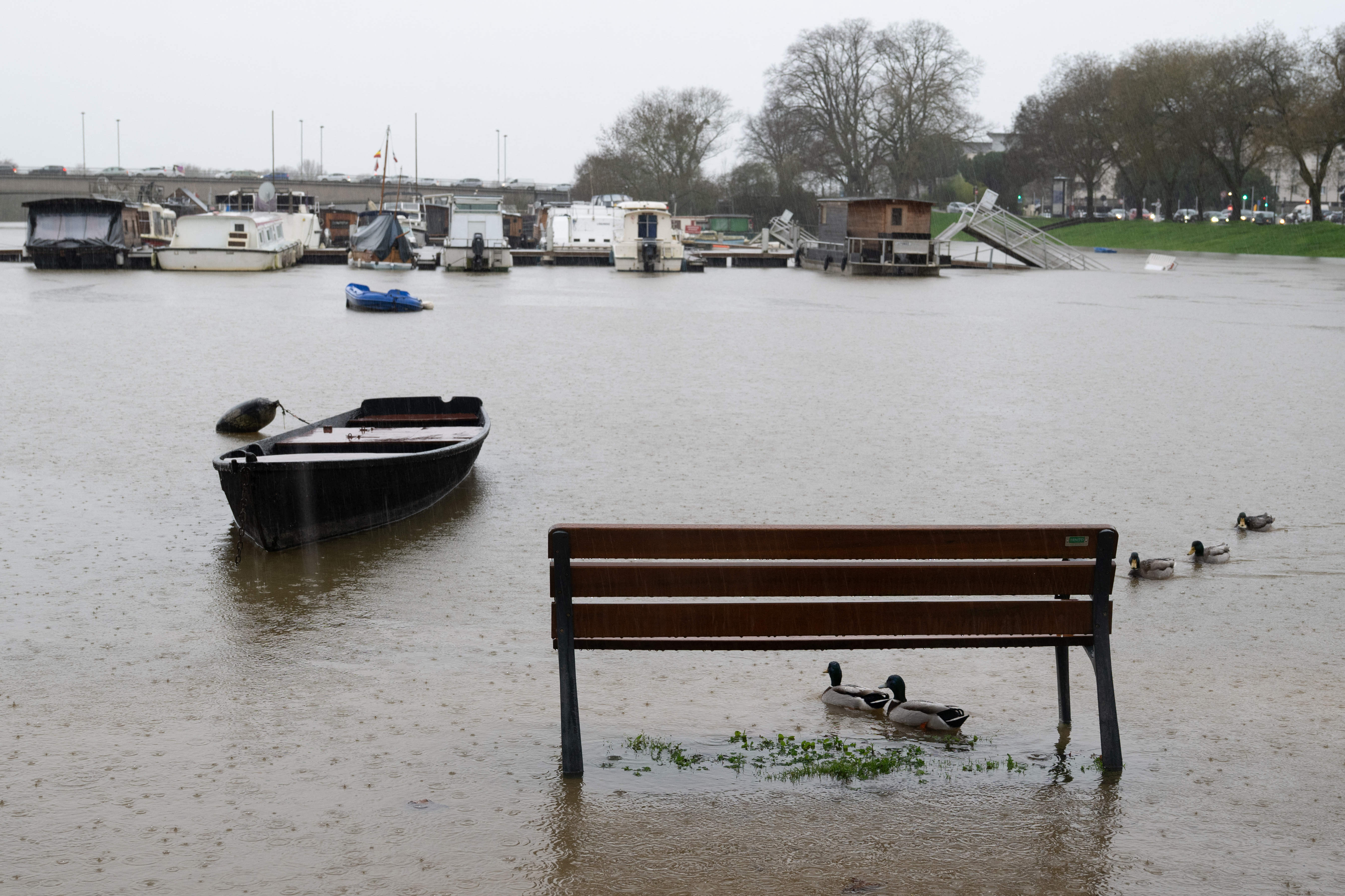 France hit by record 35 days of rain