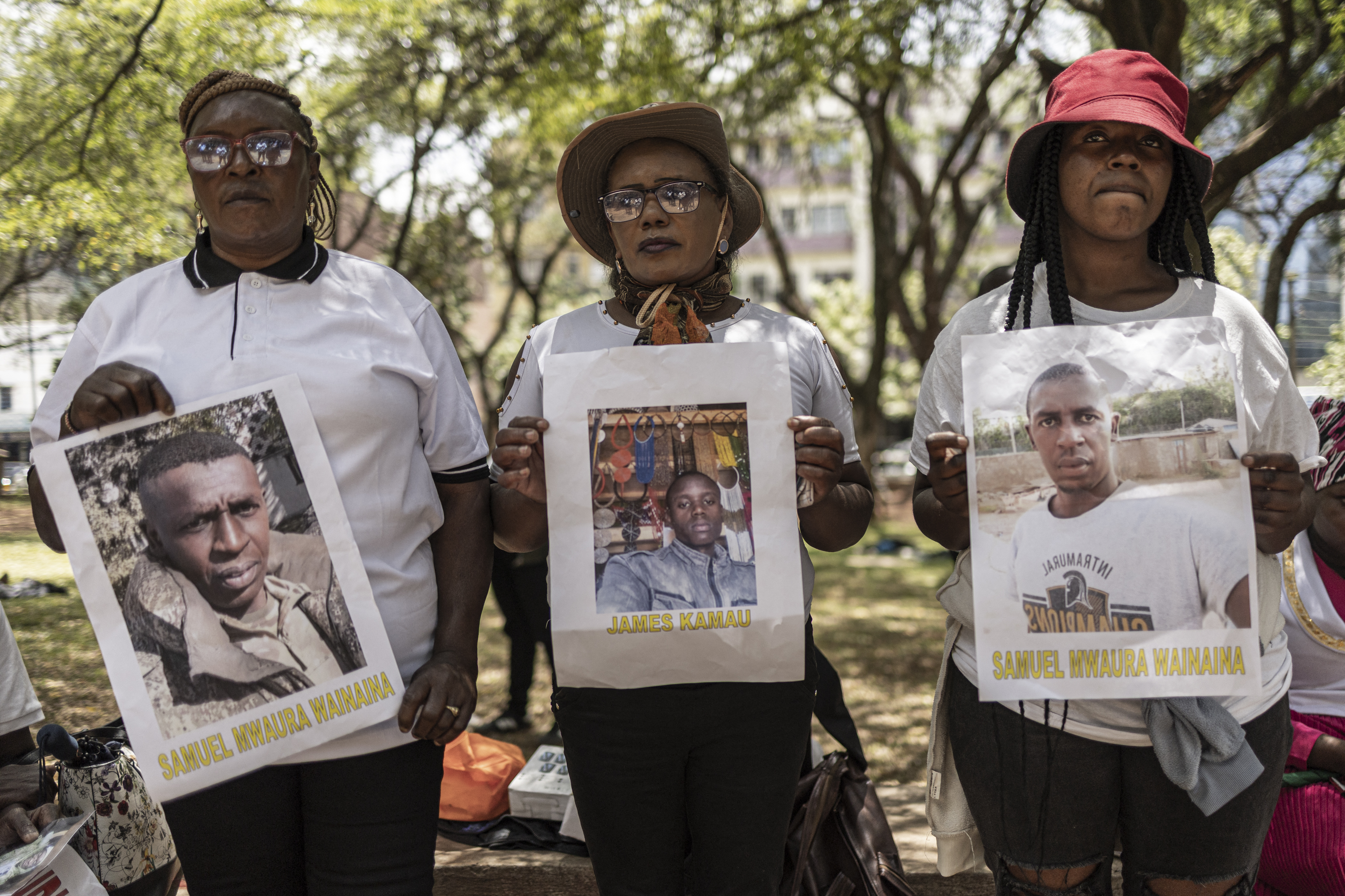 Relatives of Kenyan nationals conscripted by the Russian army