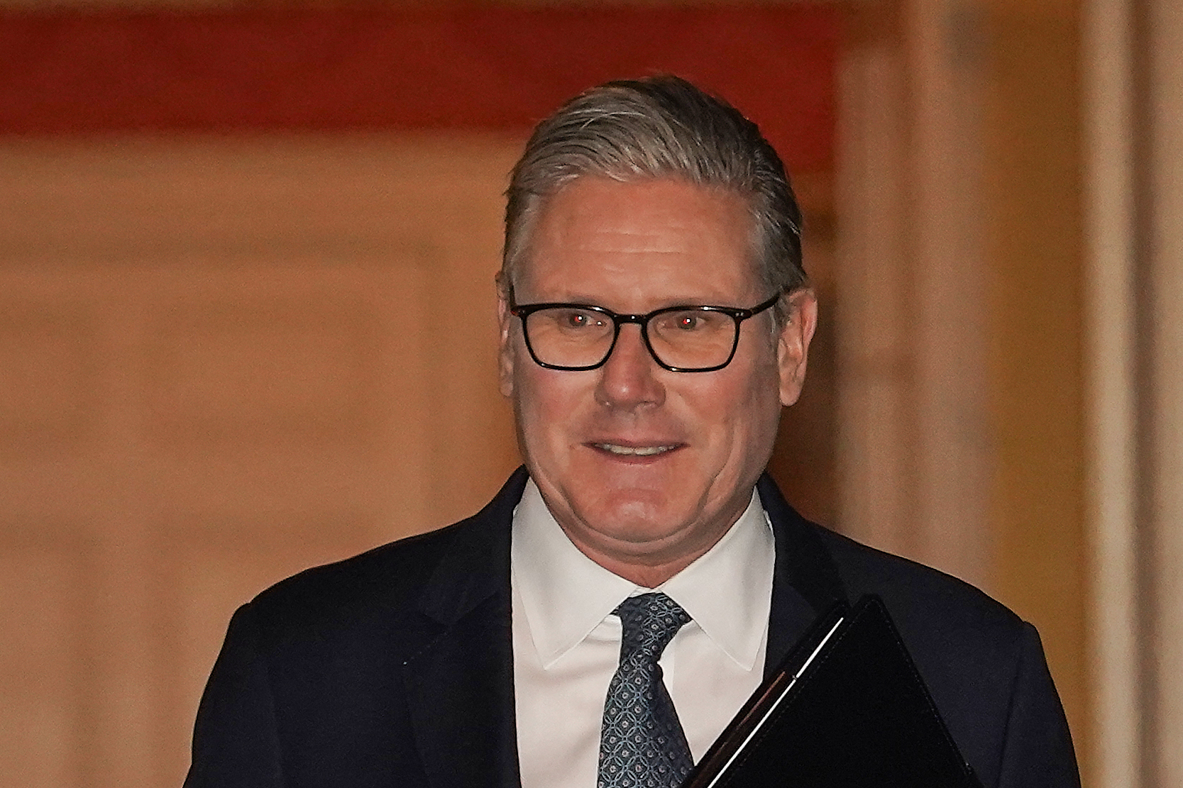 Britain's Prime Minister Keir Starmer leaves 10 Downing Street in London