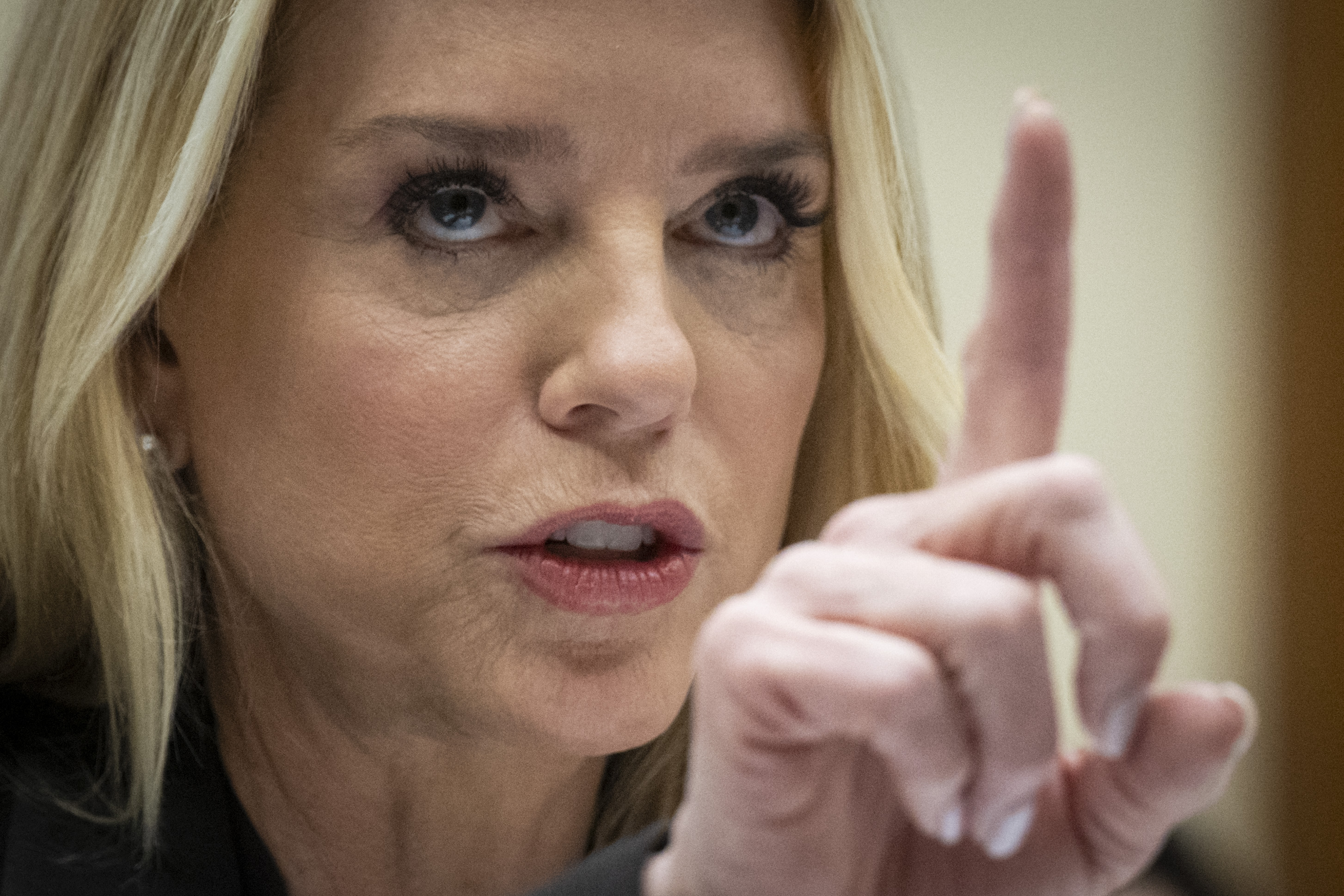 US Attorney General Pam Bondi testifies before a House Judiciary Committee hearing on "Oversight of the Department of Justice" on Capitol Hill in Washington, DC, on February 11, 2026.
