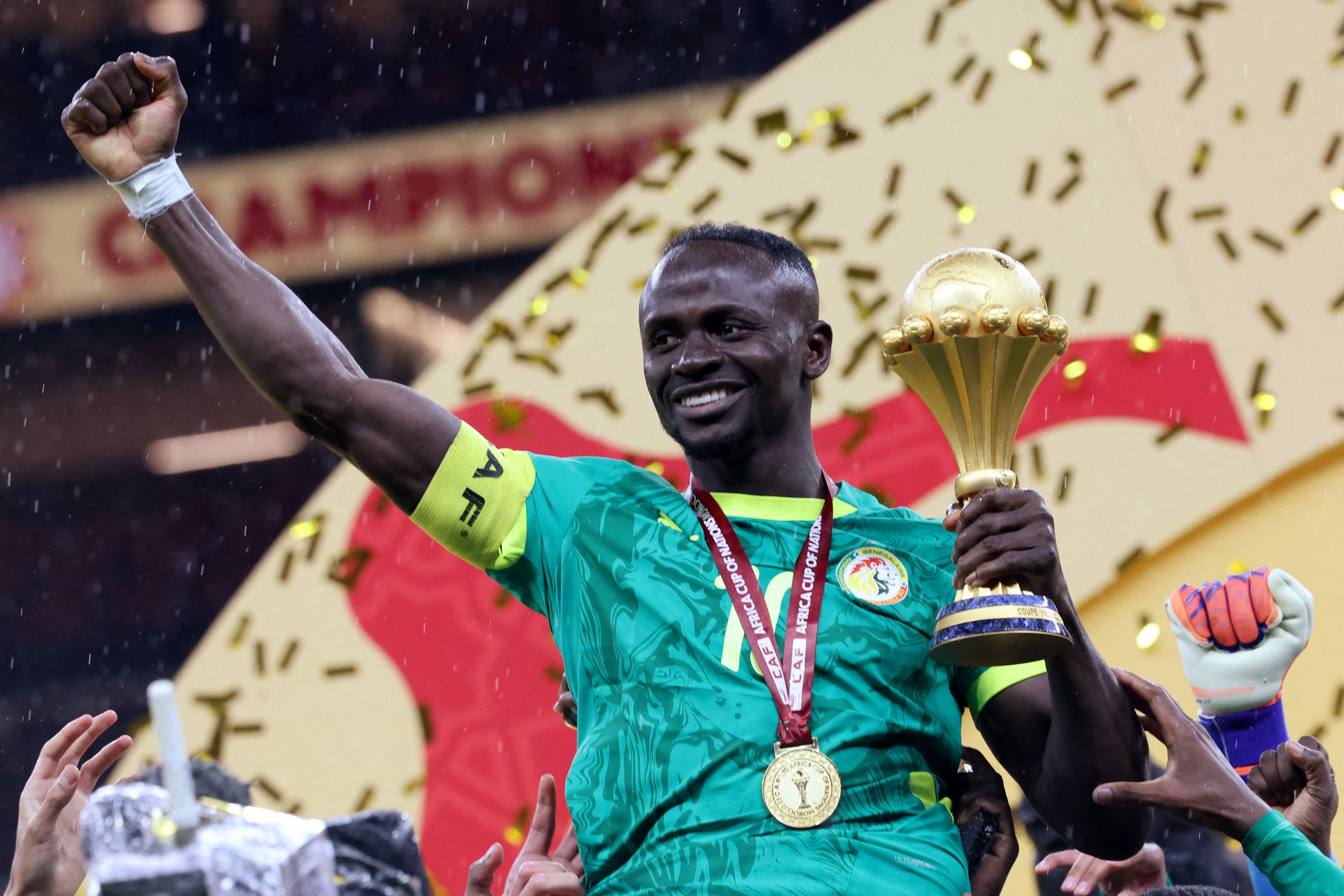 Sadio Mane lifted the Africa Cup of Nations trophy on January 19, 2026, after Senegal beat Morocco 1-0 in the final in Rabat