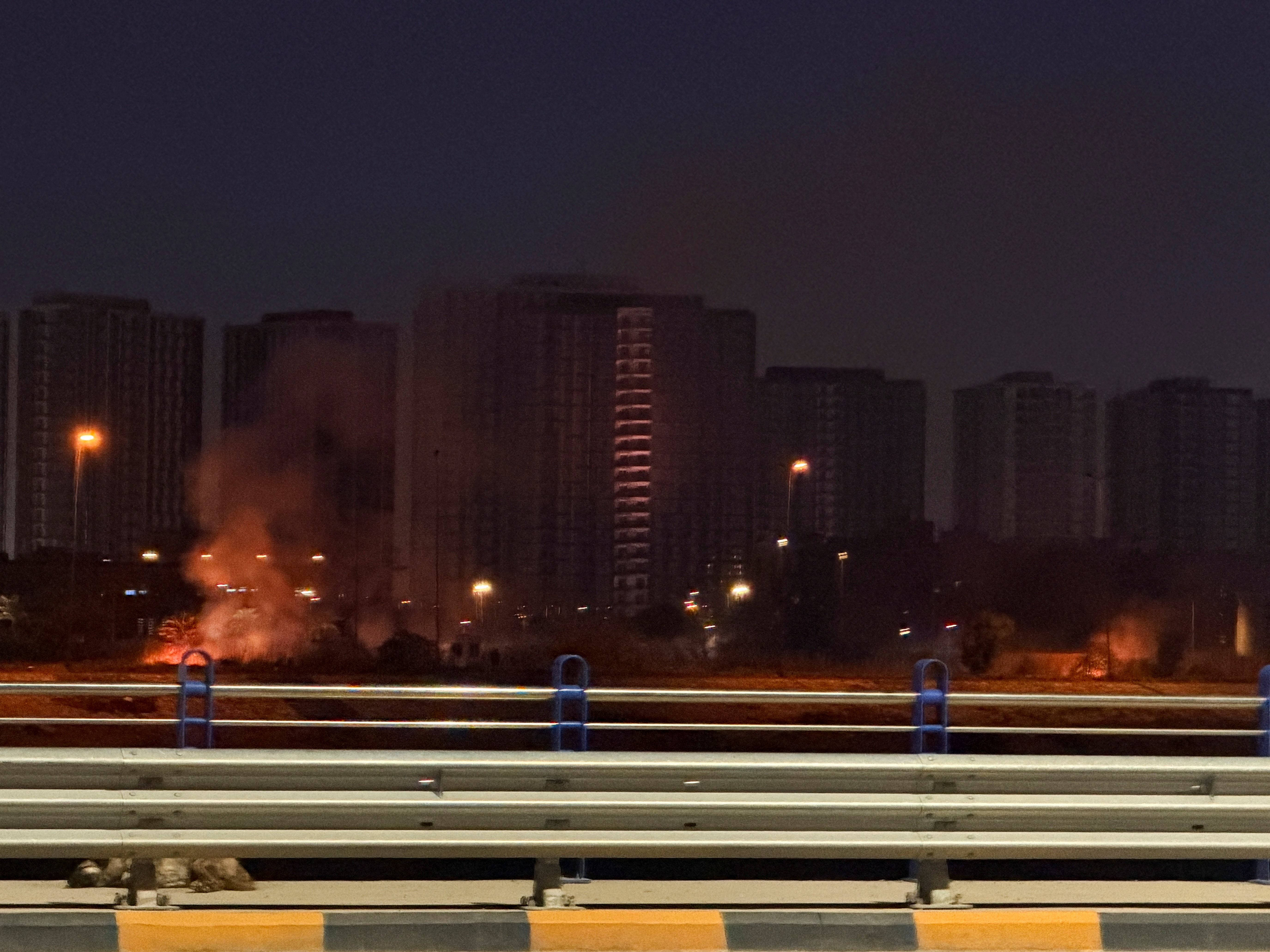 Smoke rises after an explosion at the US Embassy compound in Baghdad, Iraq, March 17, 2026. [Ahmed Saad/Reuters]