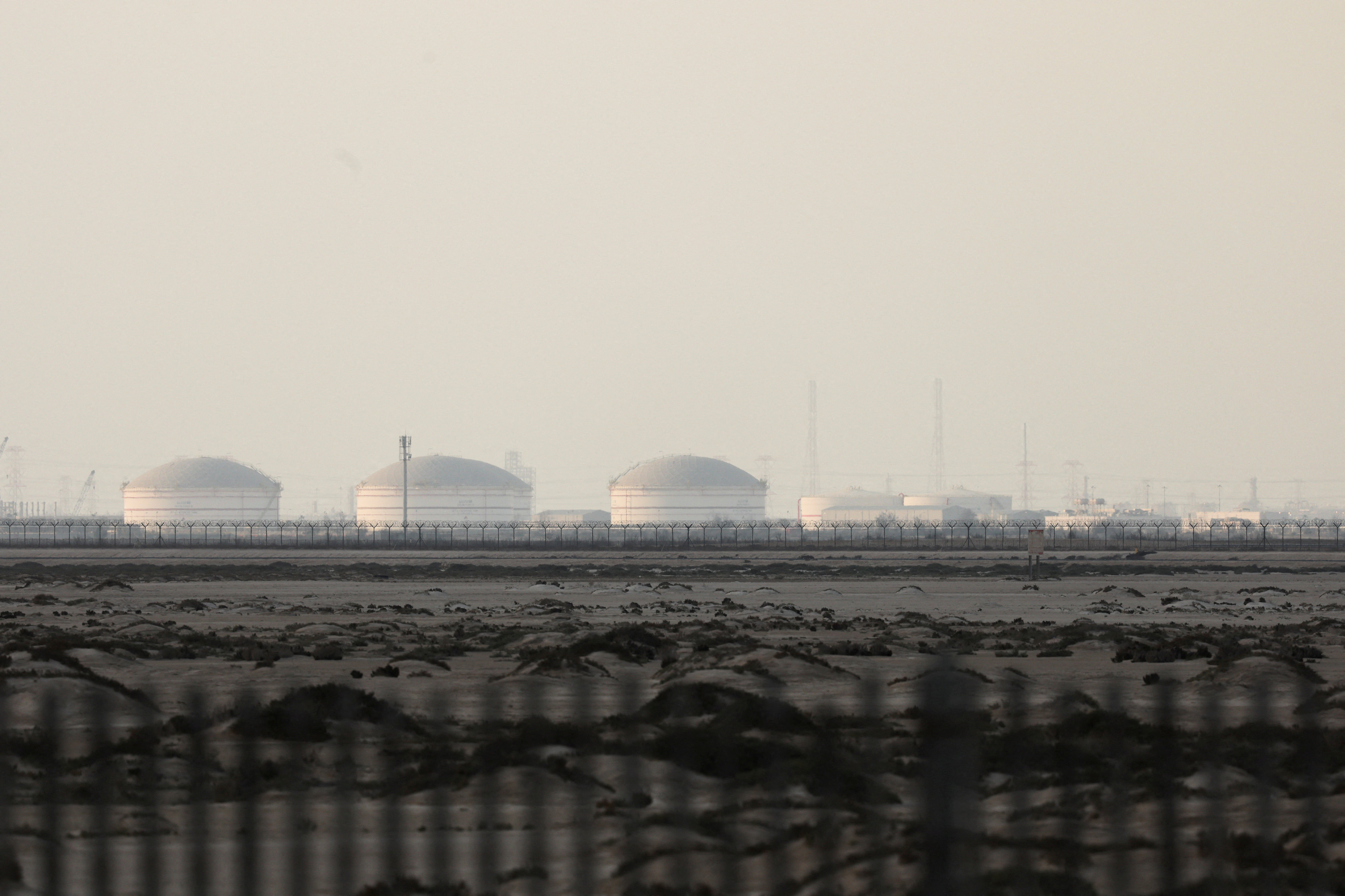 QatarEnergy's LNG production facilities in Ras Laffan Industrial City