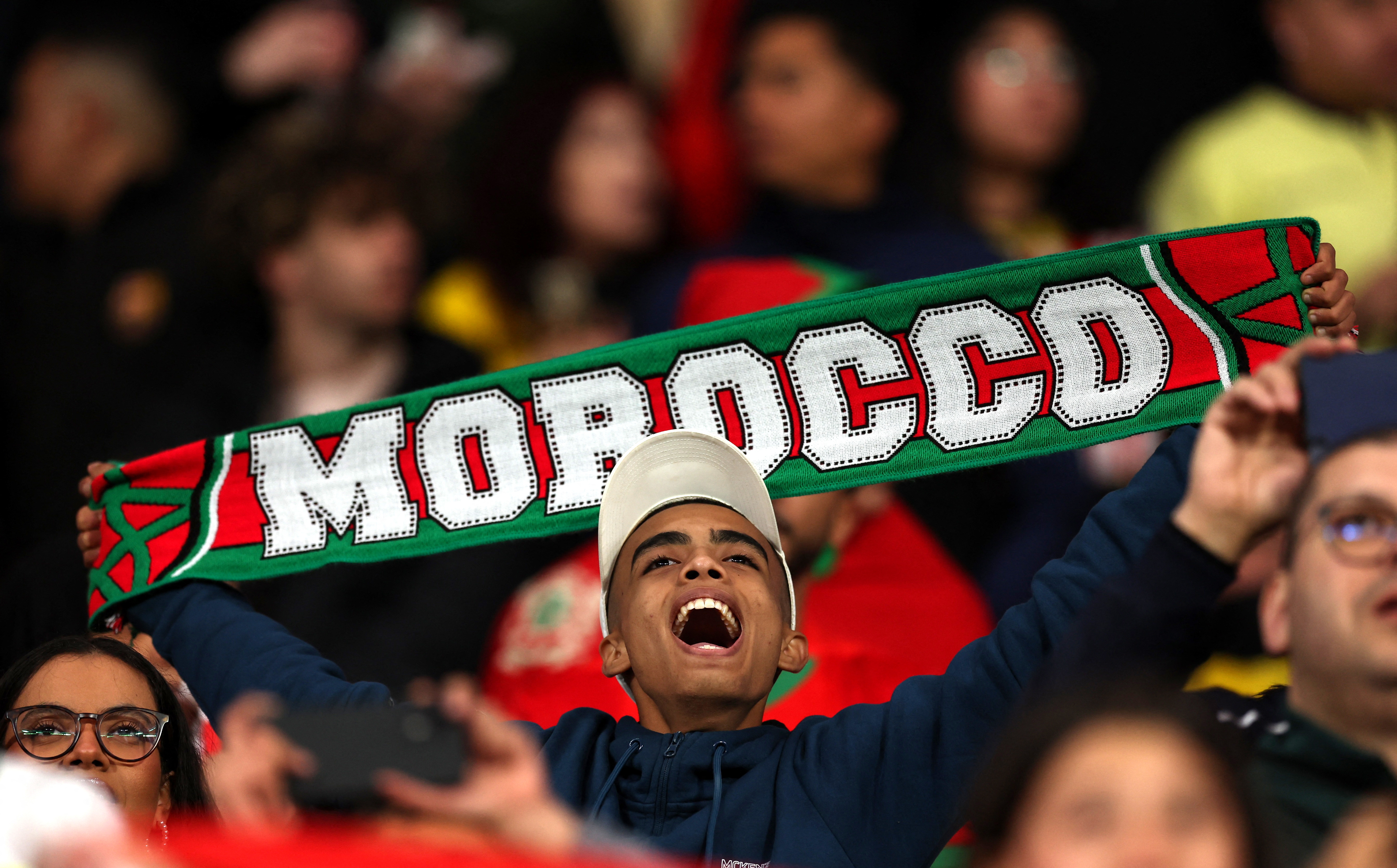 Morocco football fans are celebrating AFCON win
