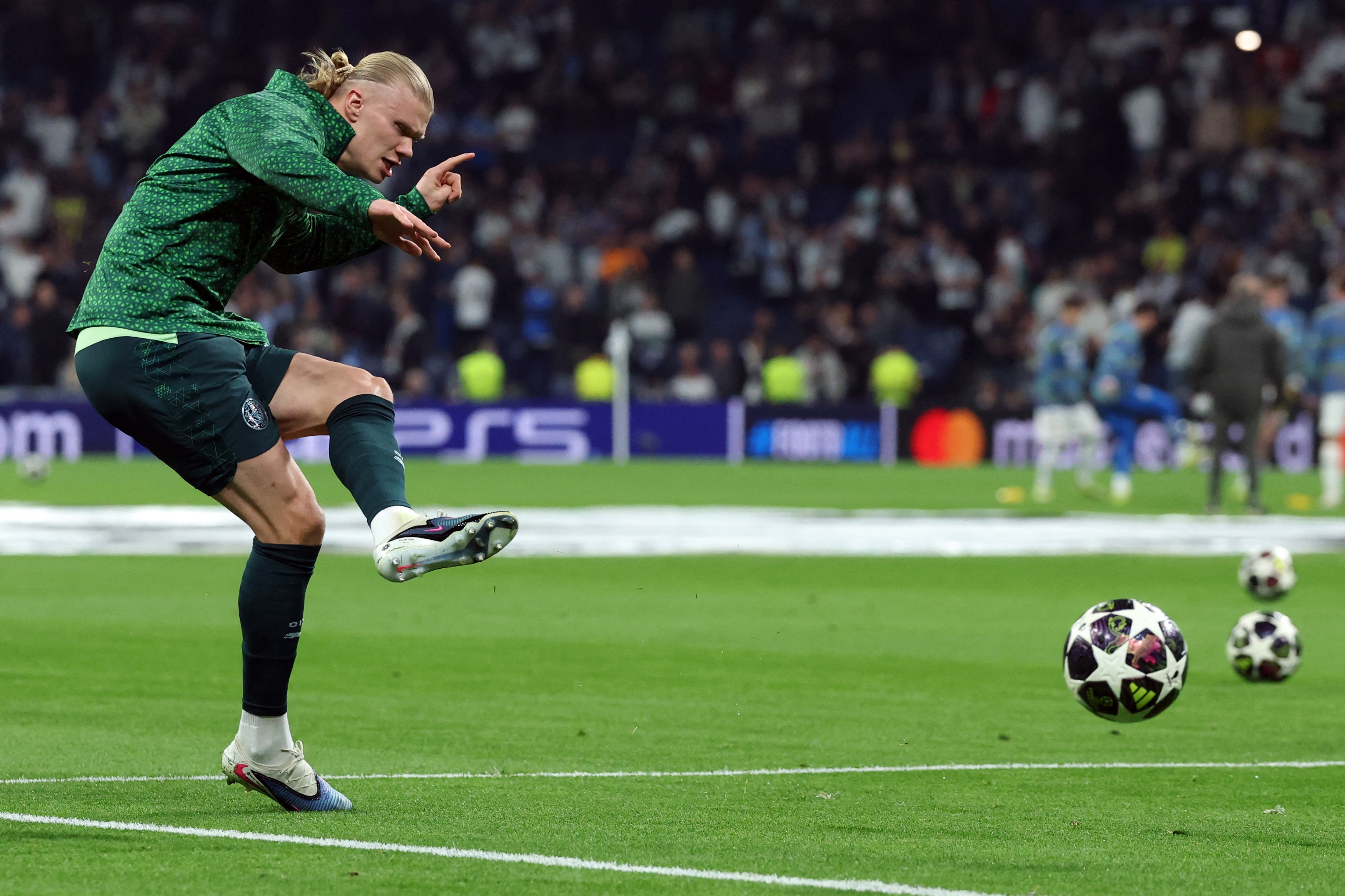 Erling Haaland in action.