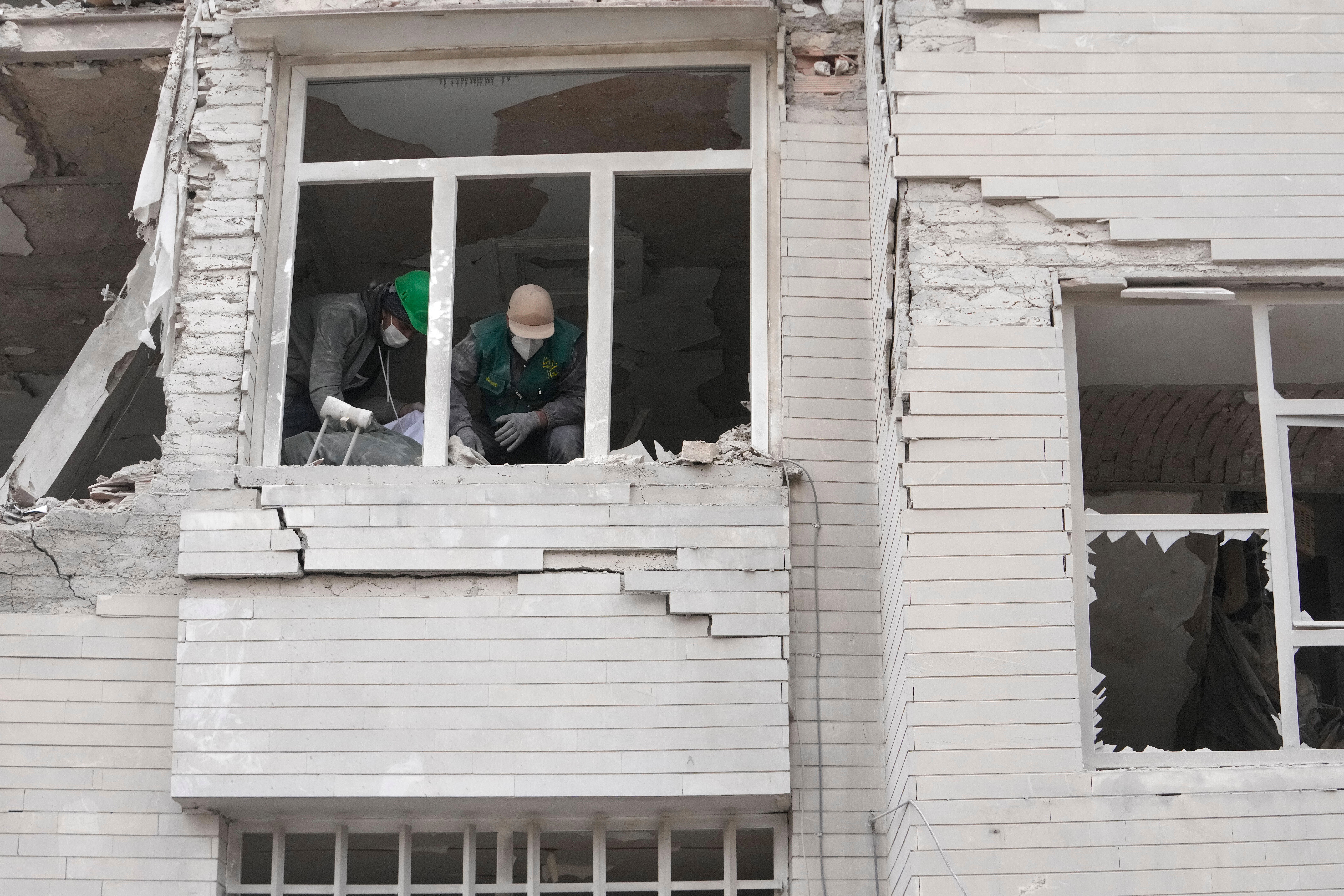 Aftermath of a US-Israeli attack on Tehran