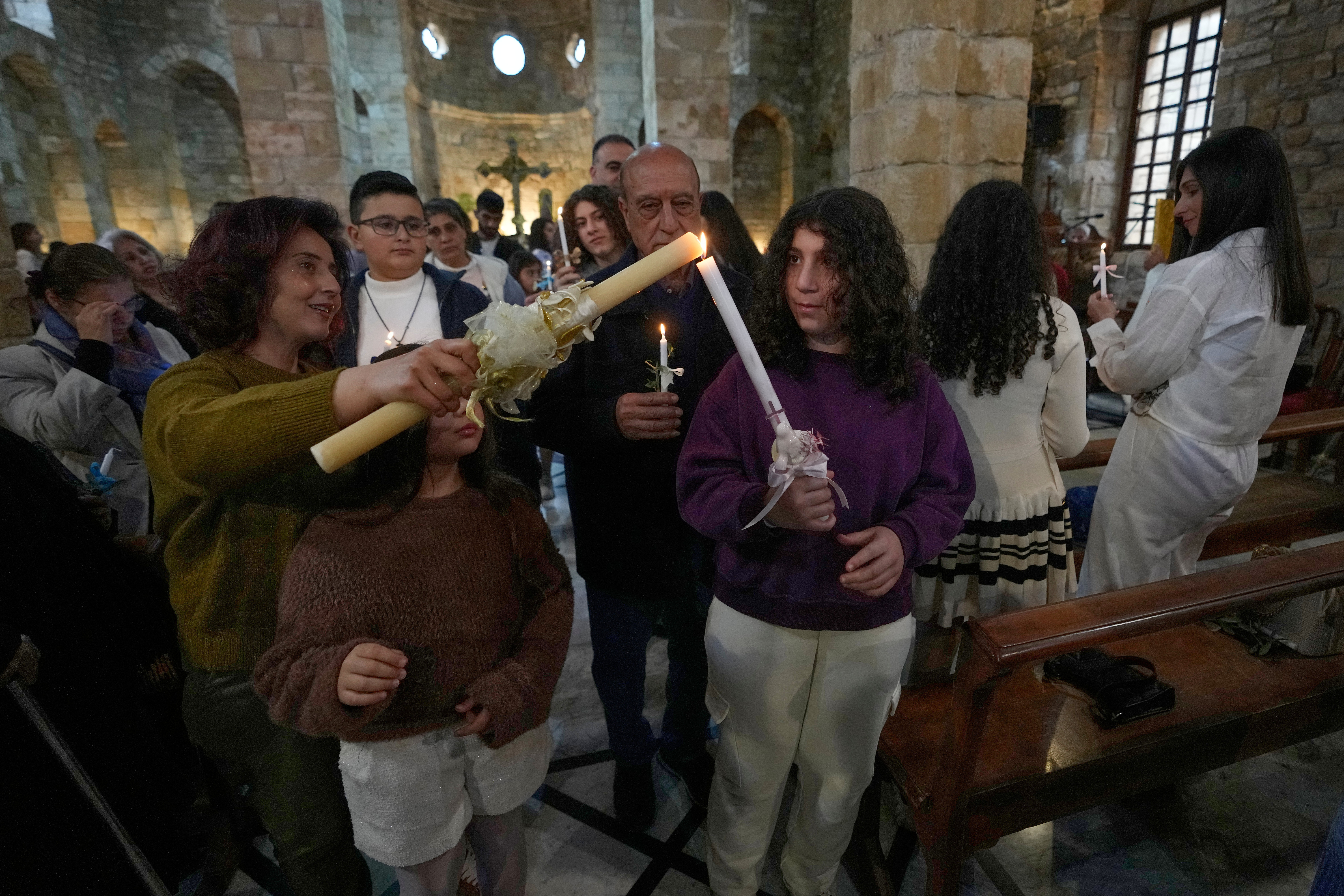 Palm Sunday celebrations endure amid Israel-Hezbollah conflict in Lebanon