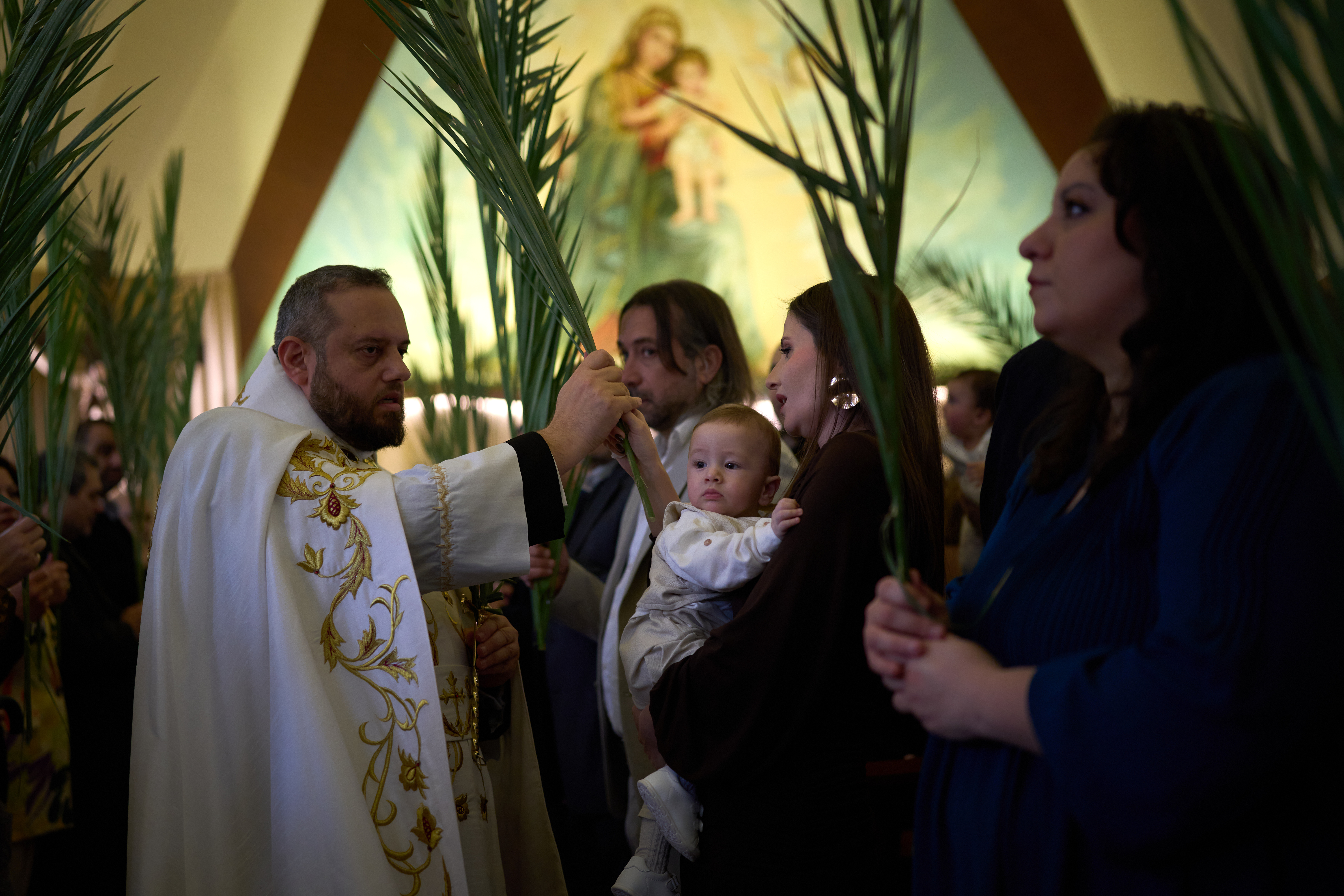 Palm Sunday celebrations endure amid Israel-Hezbollah conflict in Lebanon