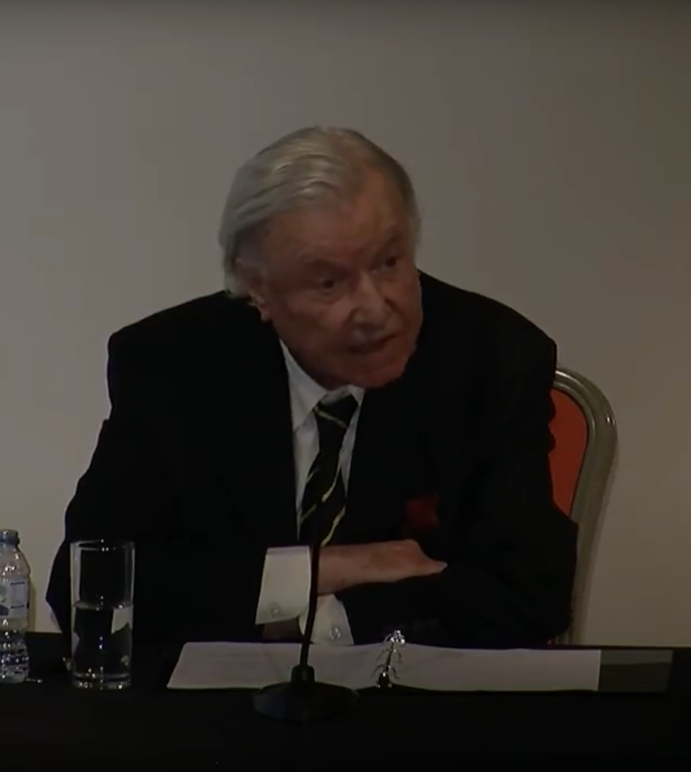 Walid Khalidi gives lecture, "Palestine and Palestine Studies, One Century since the First World War and the Balfour Declaration," on 6th March 2014 at the Centre for Palestine Studies, SOAS, University of London