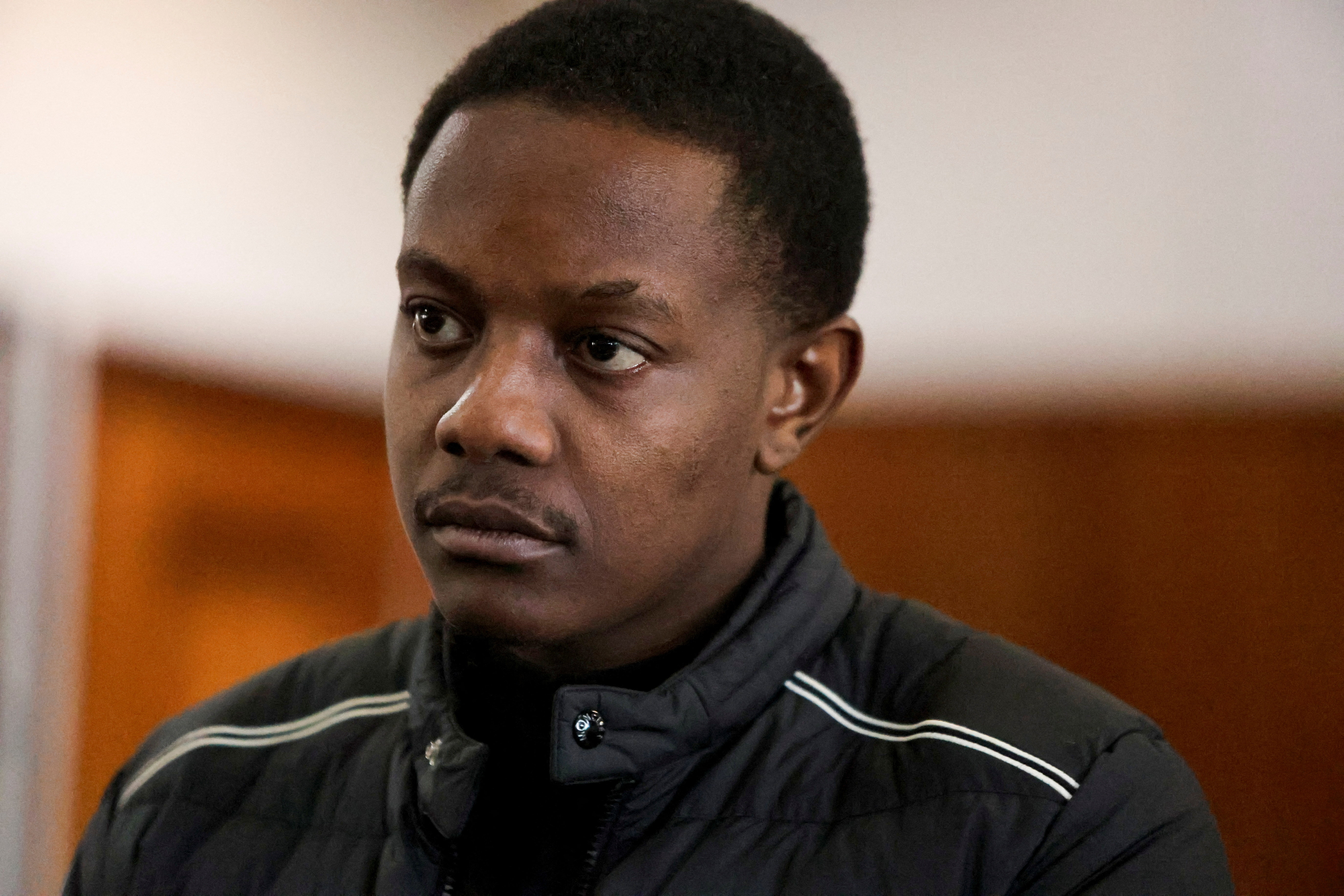 Bellarmine Chatunga Mugabe, the youngest son of Zimbabwe's former leader Robert Mugabe, appears in court for sentencing at a Magistrates' Court in Johannesburg, South Africa