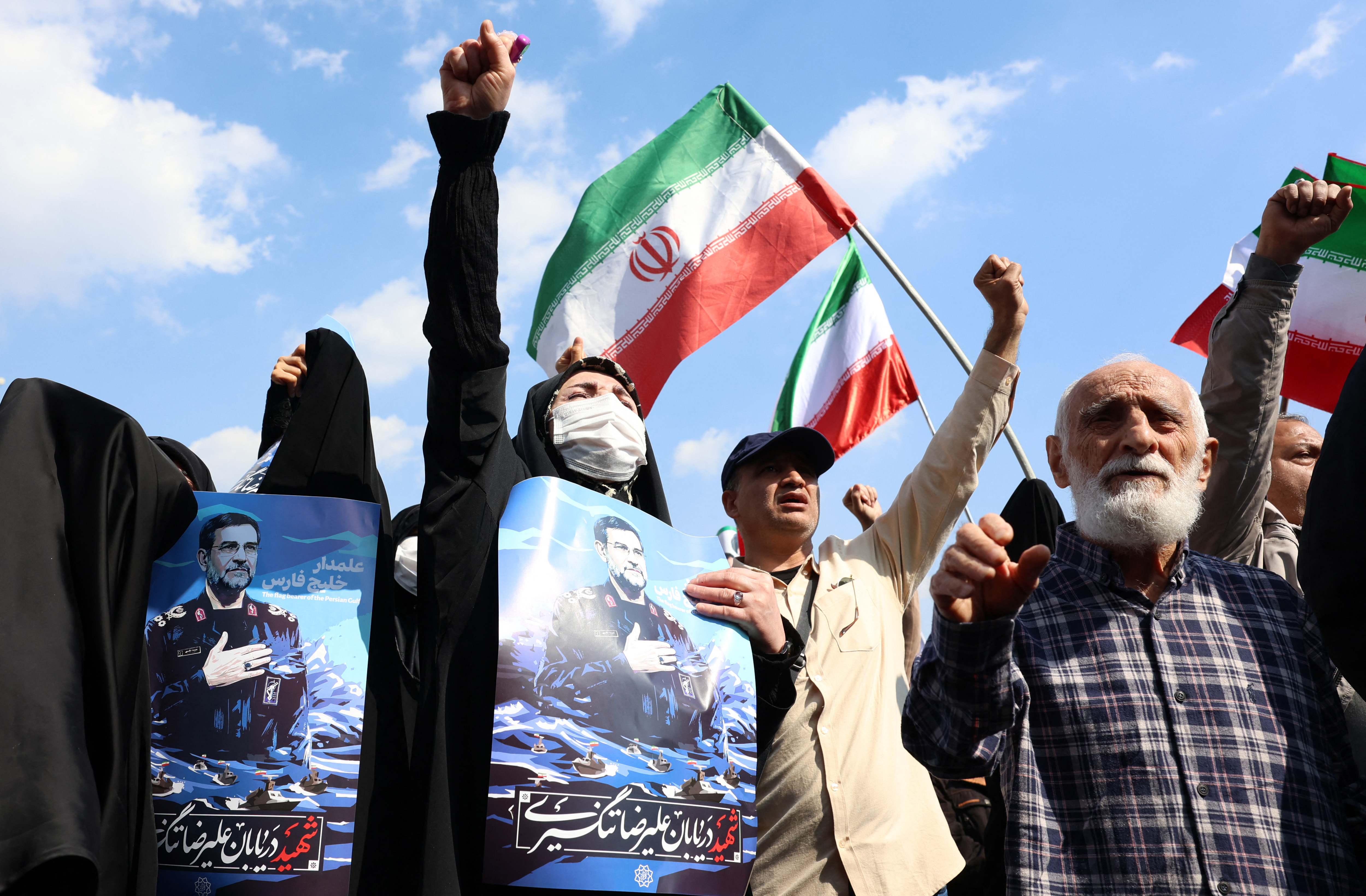 Mourners vow resistance as Iran marks Islamic republic's 47th anniversary