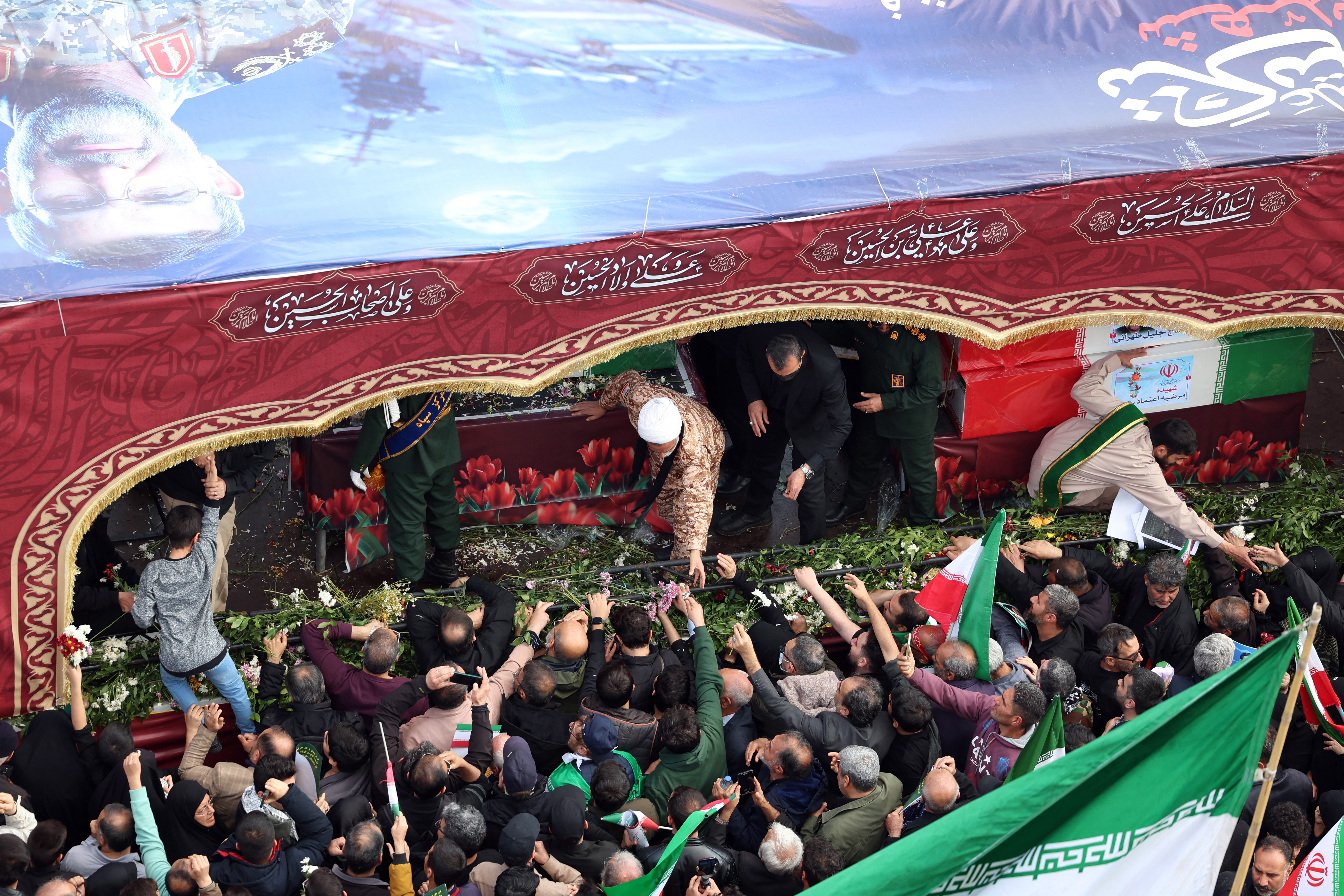 Mourners vow resistance as Iran marks Islamic republic's 47th anniversary