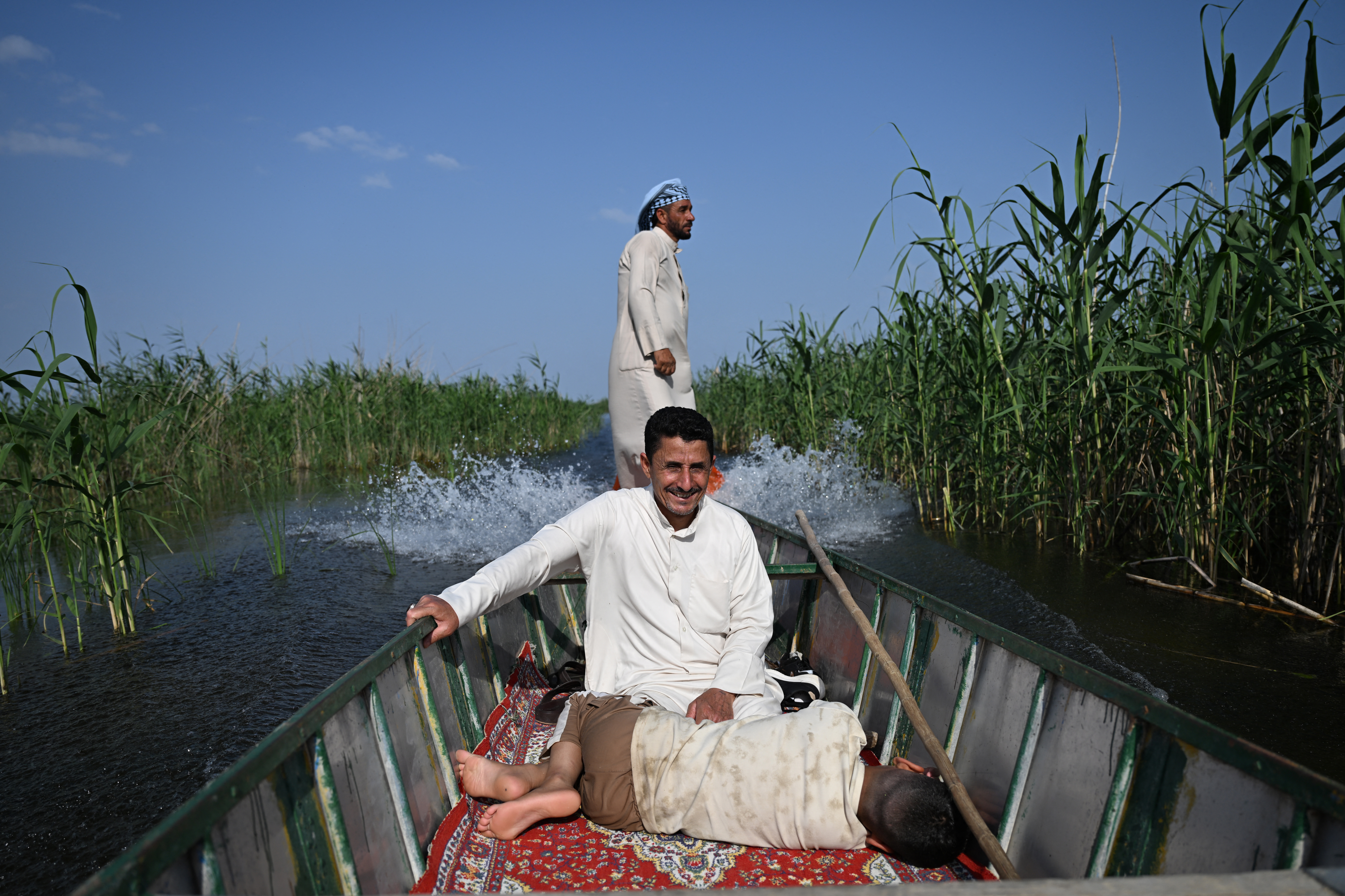 Iraq's marshes revived: long-awaited rains bring life back to wetlands