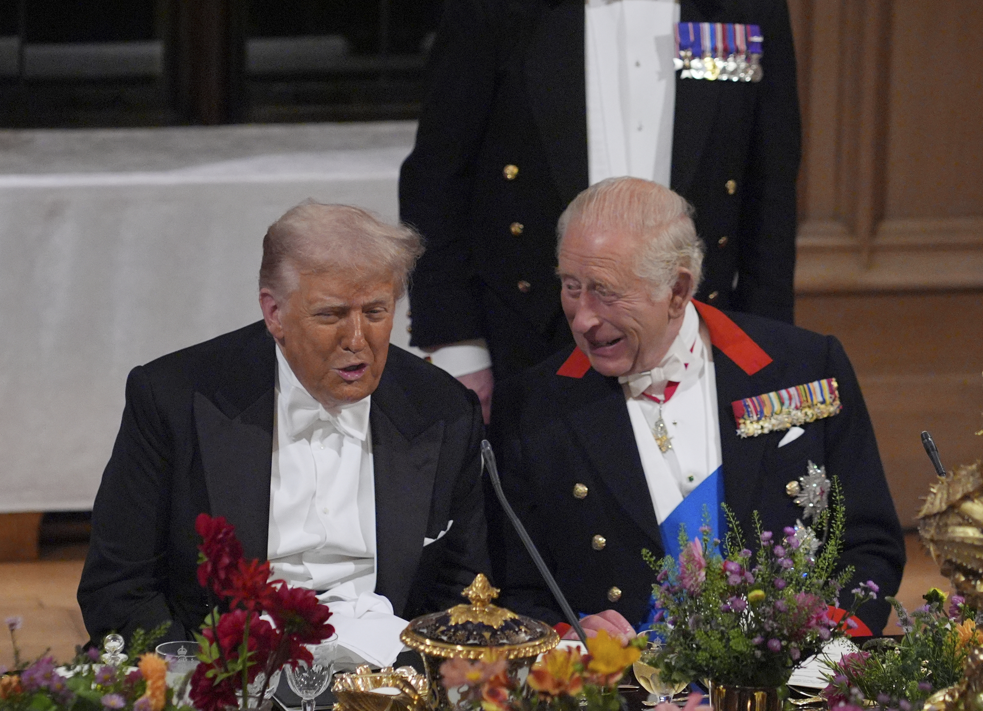 King Charles and Donald Trump