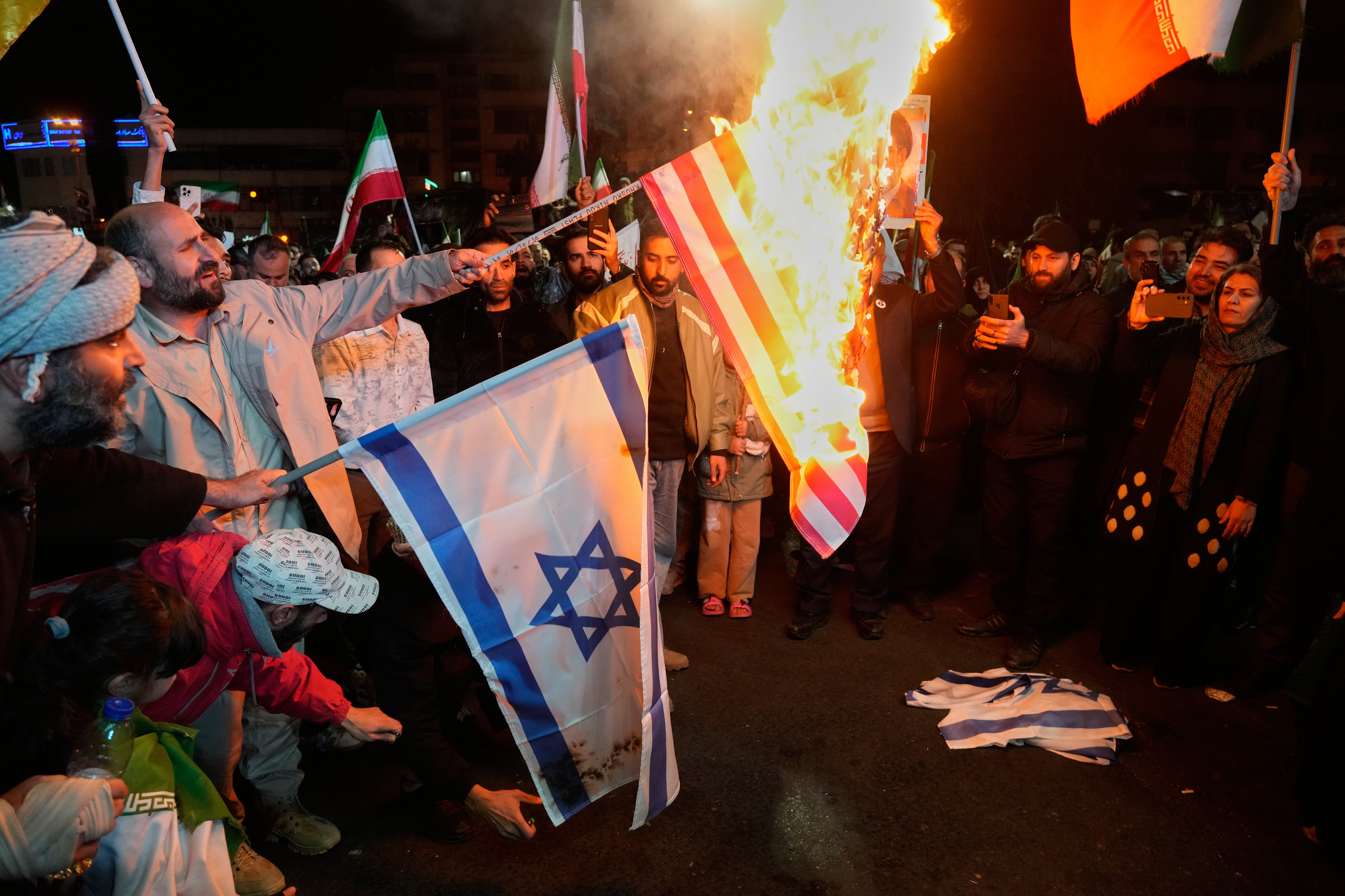 Celebrations in the Iranian capital Tehran