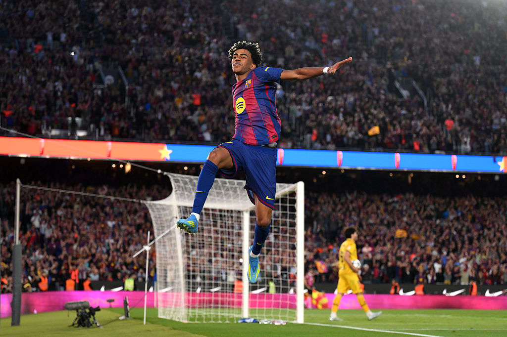 Barcelona's Lamine Yamal