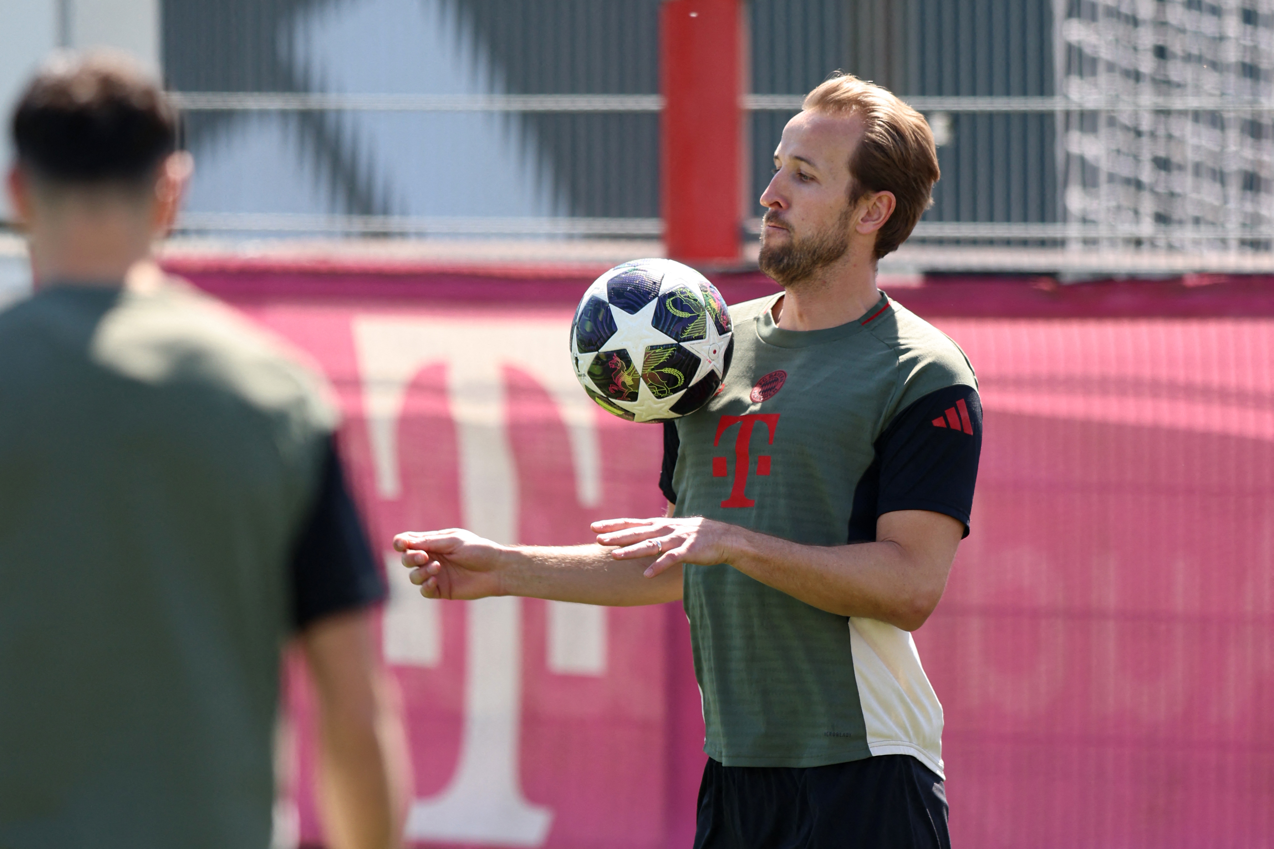 Bayern Munich's English forward Harry Kane