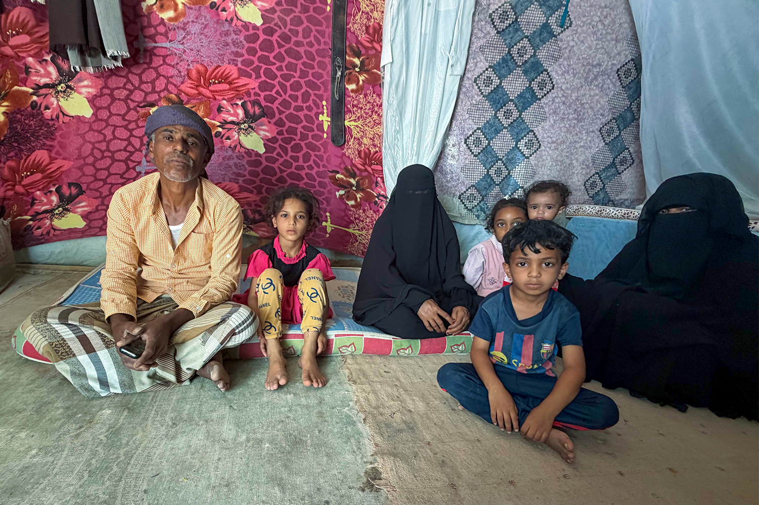 Ali Sagher Shareem fled his village in western Yemen for Seiyun in the east, arriving as humanitarian aid dried up and host communities began demanding a share of assistance reaching IDPs. [Saeed Al-Batati/Al Jazeera]