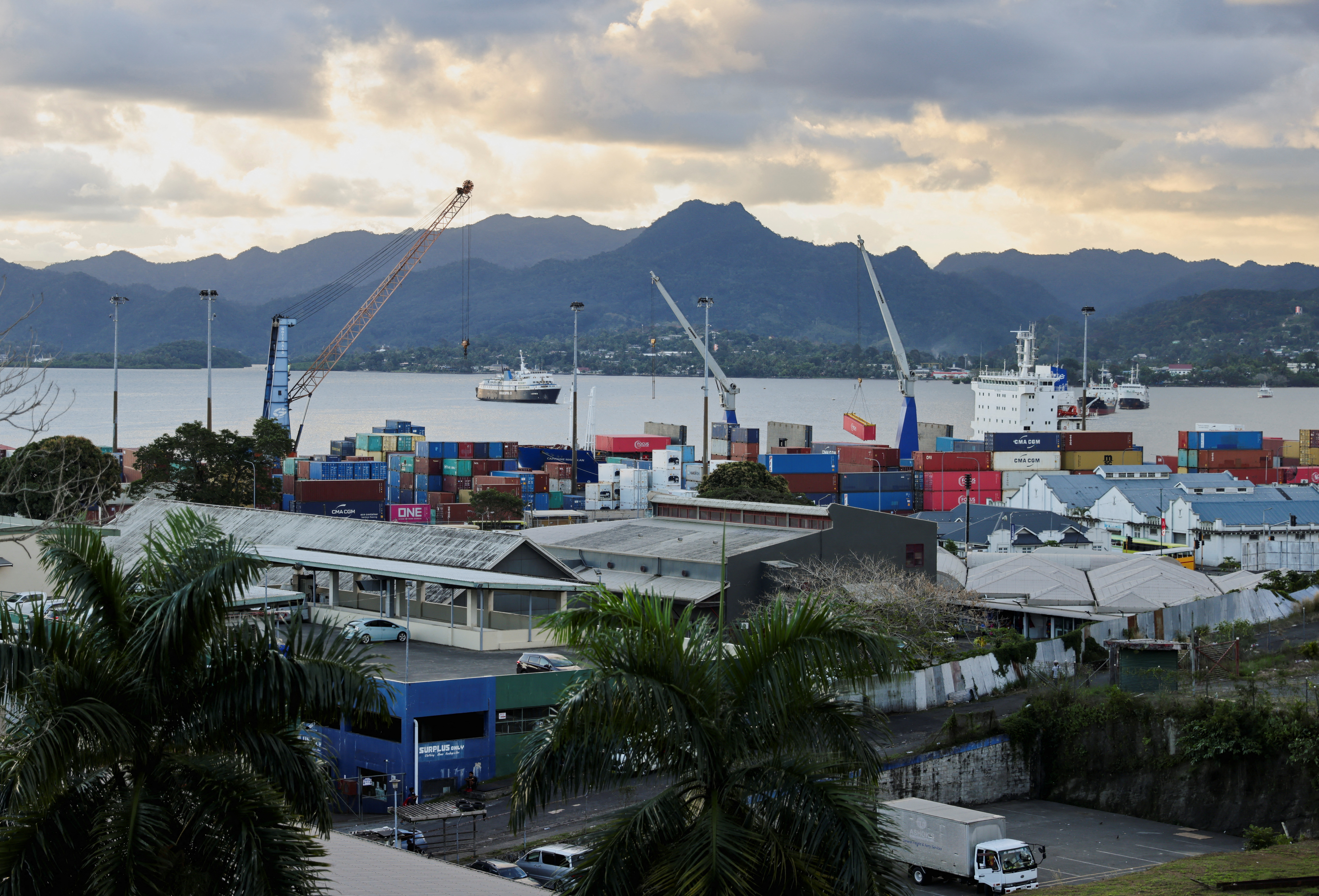 View of a port.