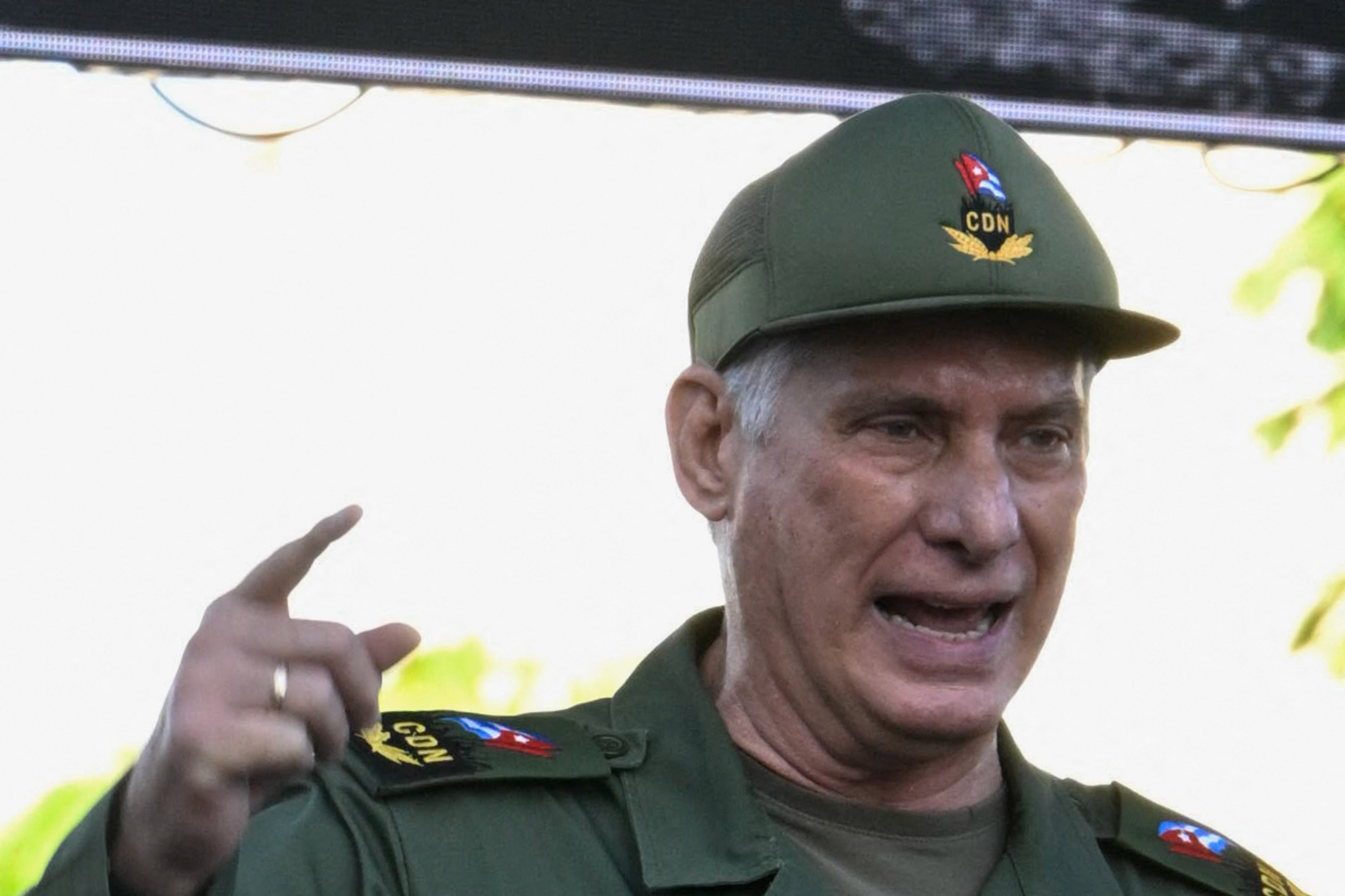 Cuban President Miguel Diaz-Canel