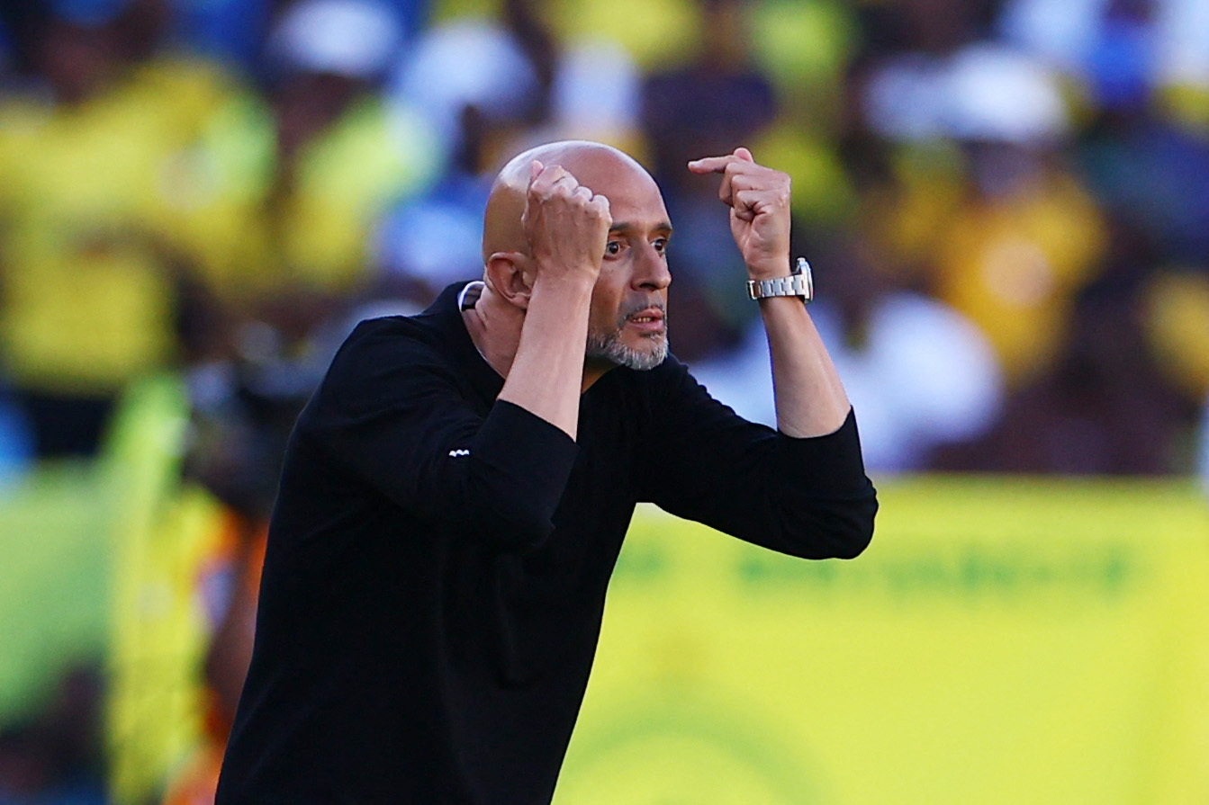 Mamelodi Sundowns coach Miguel Cardoso