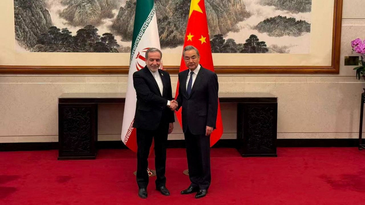 Iranian Foreign Minister Abbas Araghchi meets his Chinese counterpart, Wang Yi, in Beijing